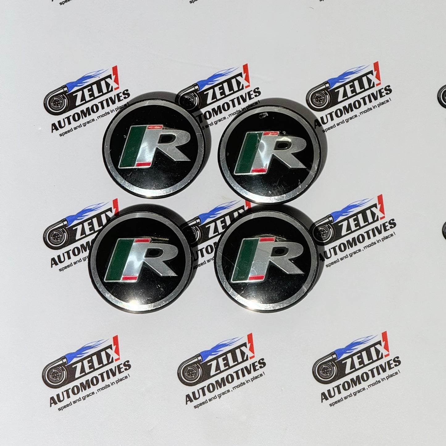 Volkswagen R-Line Wheel Center Caps | Enhances Sporty wheel Aesthetics