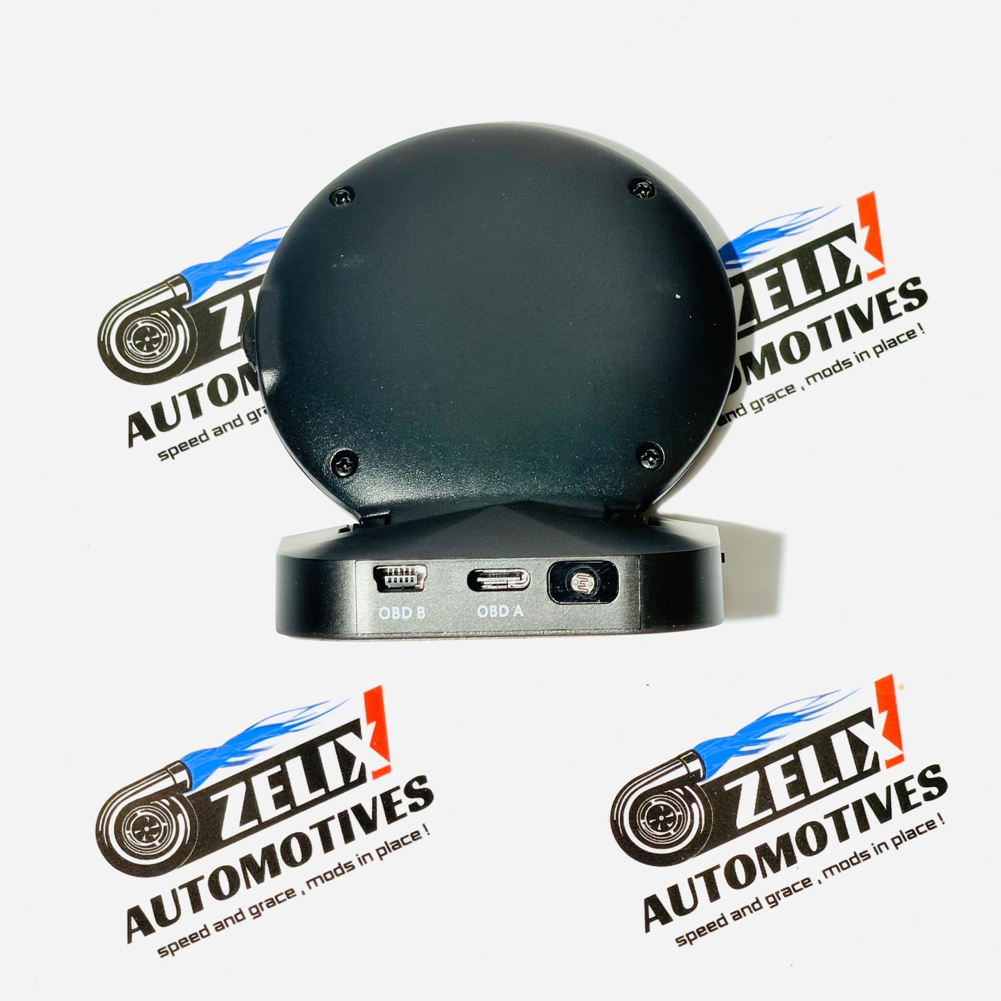 OBD Multi Function LCD Metrer Model F-10 | Compact Round Design | Plug-and-play installation