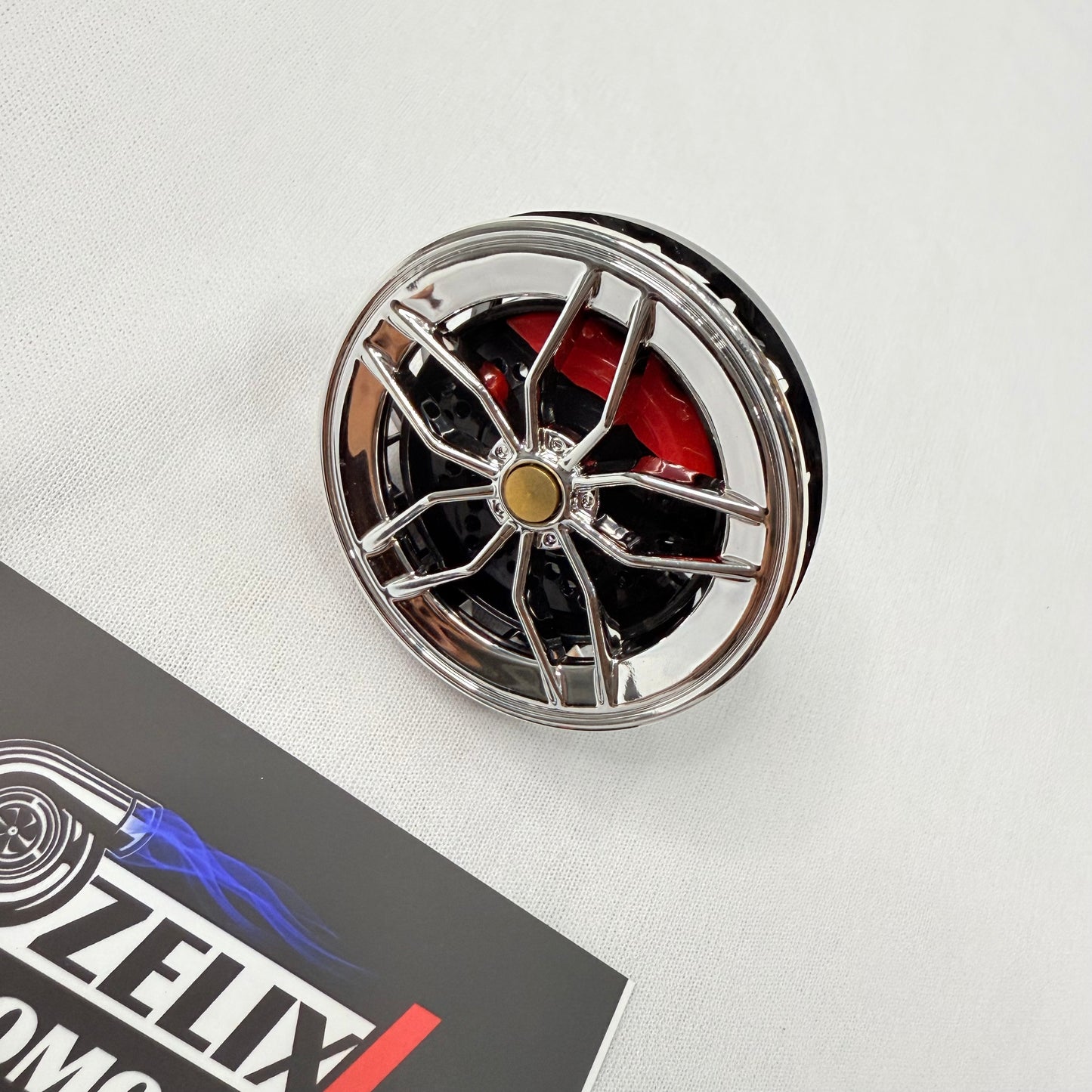 Alloy AC vent air freshener in Silver