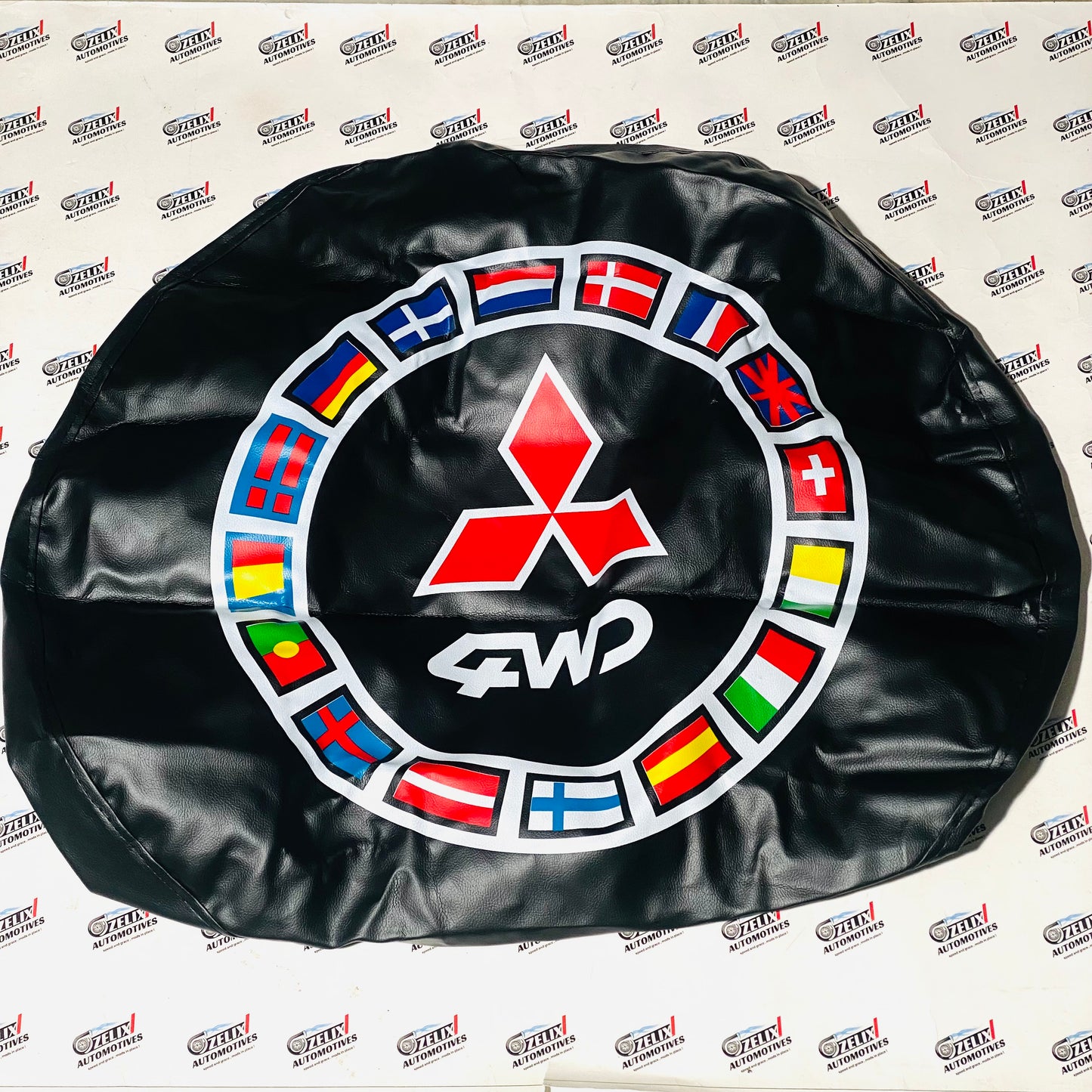 Stepney Cover Premium Leather Finish | Universal Fit in Multiple Printed Variants