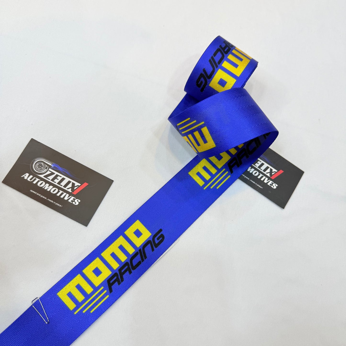 Universal car seat strap in Blue