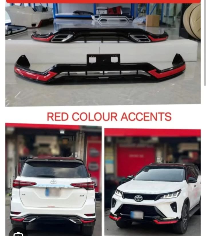 Toyota Fortuner Legender Front and Rear Skirting Kit | Premium ABS Body Upgrade