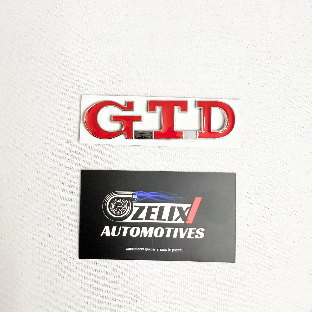 VW Polo GTD Emblems Badges | Easy Peel & Stick