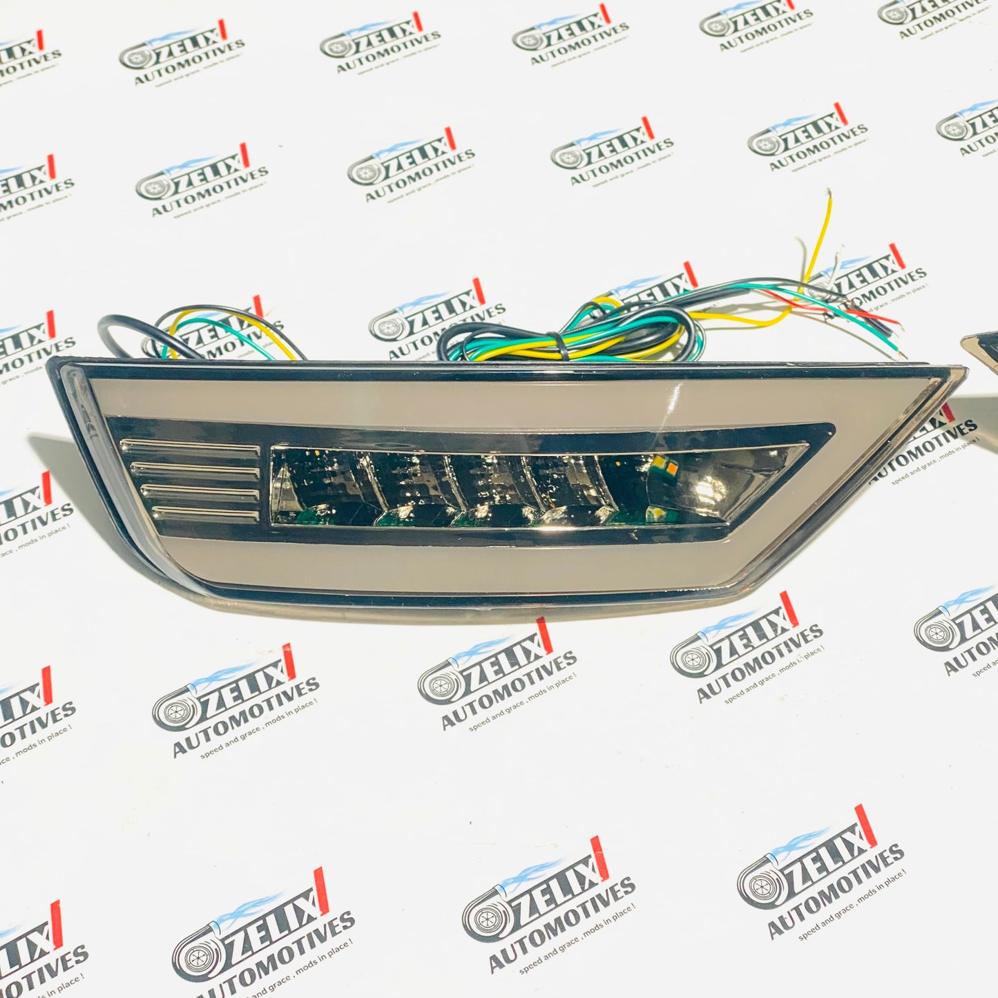 Ford Eco-Sport Matrix Style LED Reflector Lights | Rear Bumper Brake Lamps