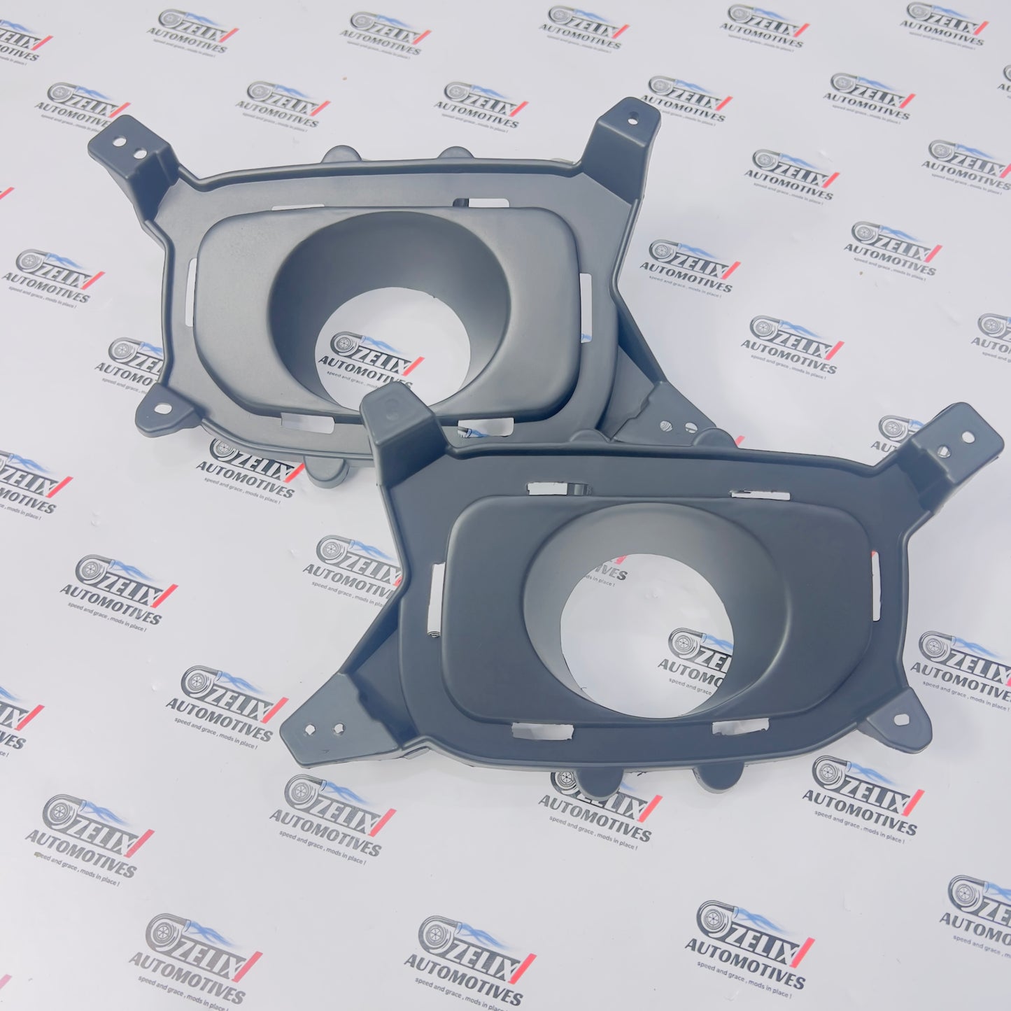KIA Seltos Fog Lamp Bracket (Pair) | Old Model Aftermarket Mounting Brackets.