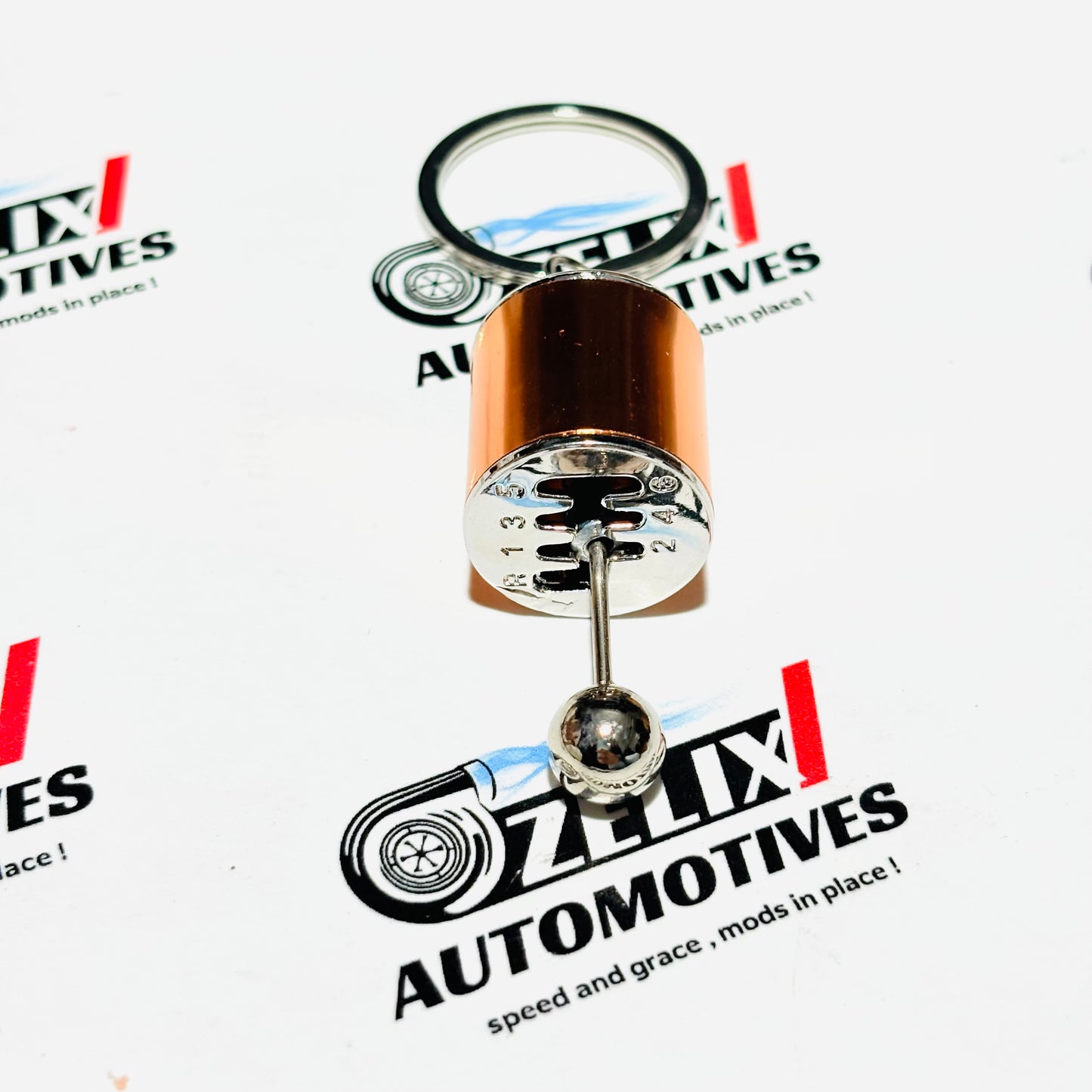 Gearbox Style Keychain | Functional Mini Gear Shifter Design