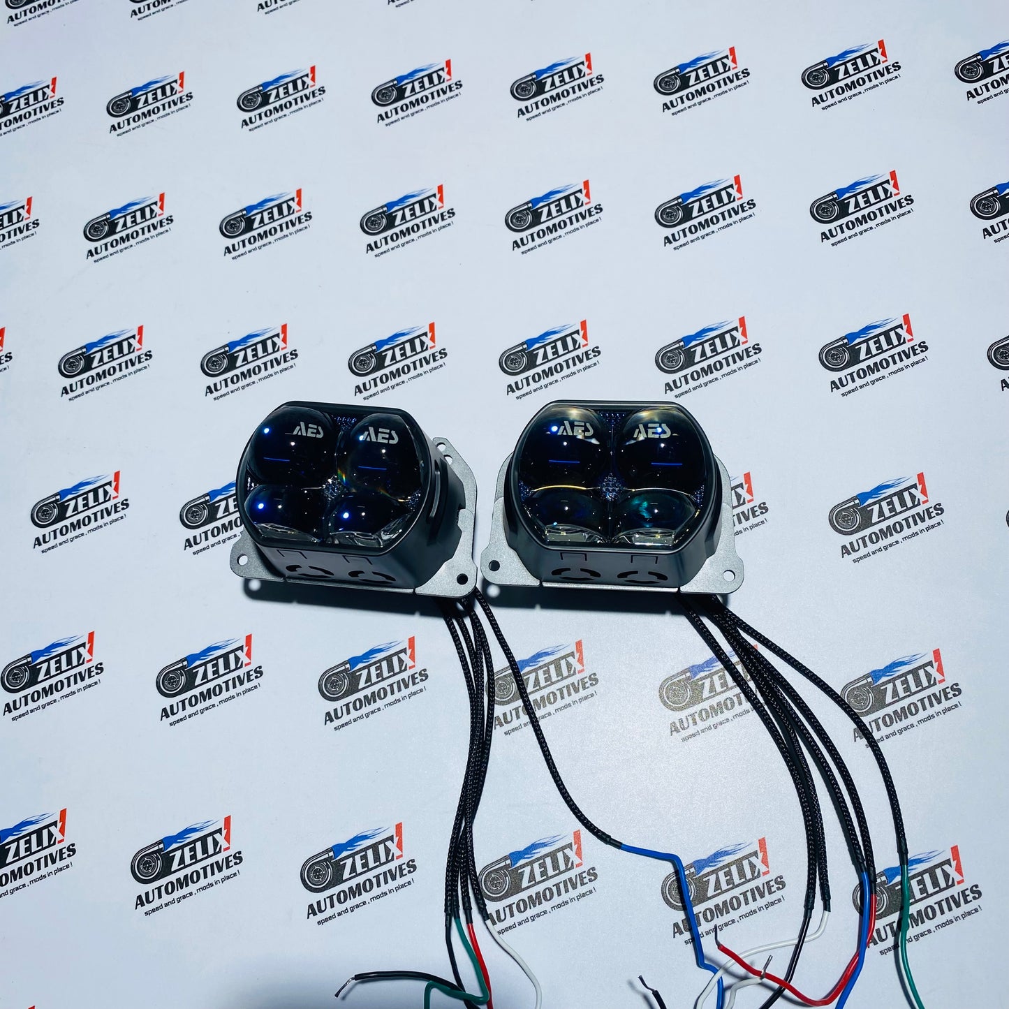 AES Bi-LED Turbo SV 3.0 Projector Headlights | Laser-4 Technology