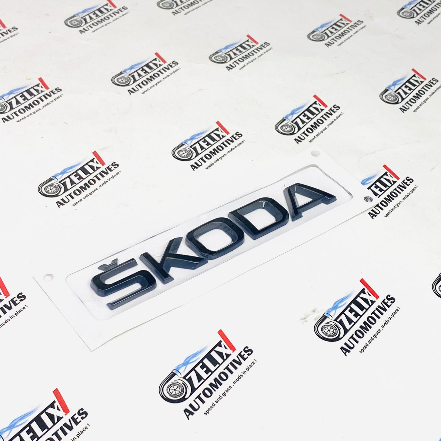 Premium 3D car emblems for Skoda