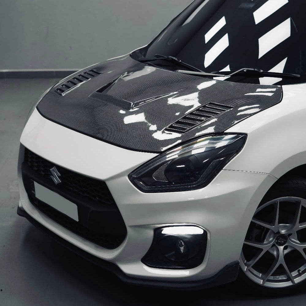 Suzuki Swift Original Carbon Fiber Hood (2018-2023) – Lightweight Performance Bonnet