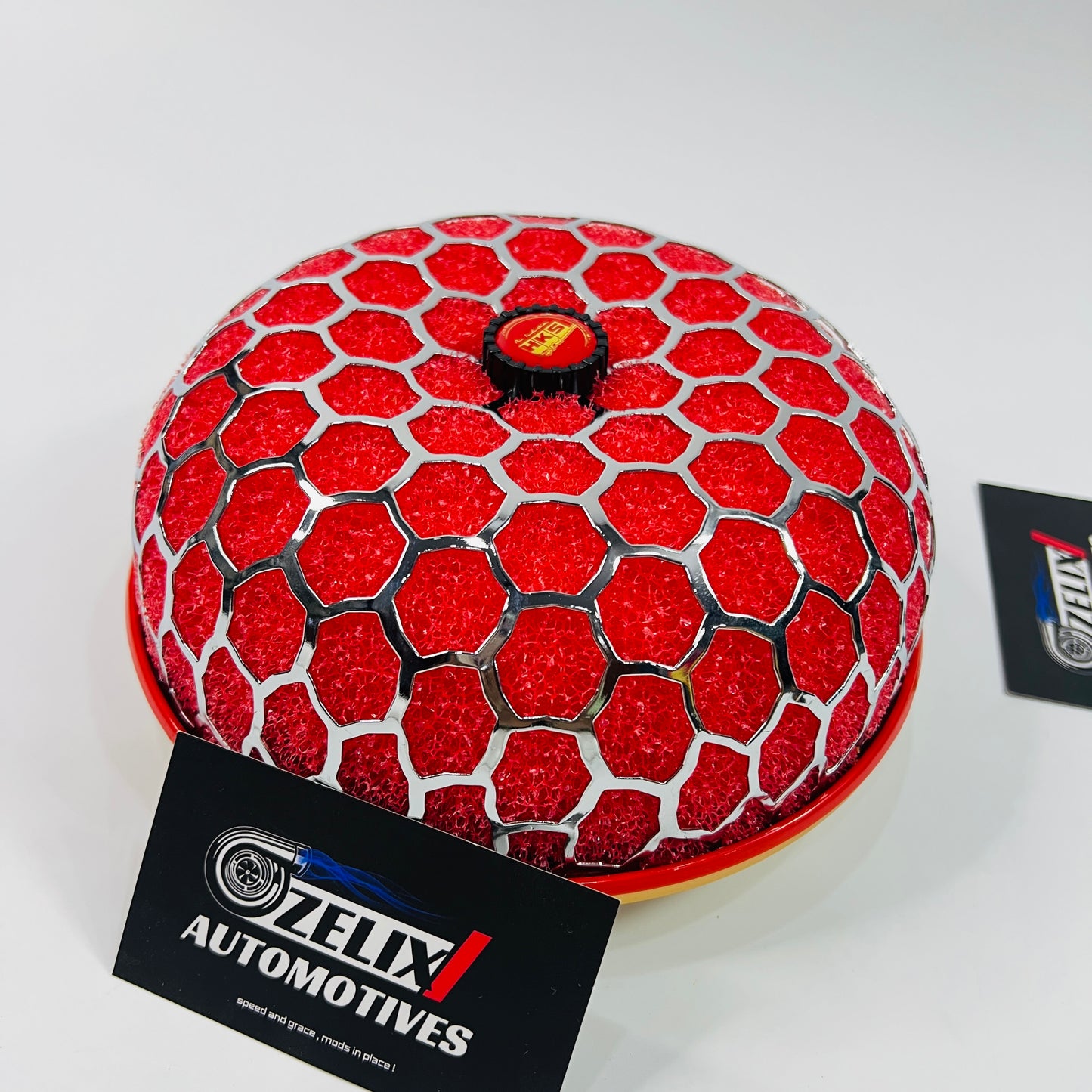 Mushroom Air Filter Red | Universal Aftermarket Air Intake Filter