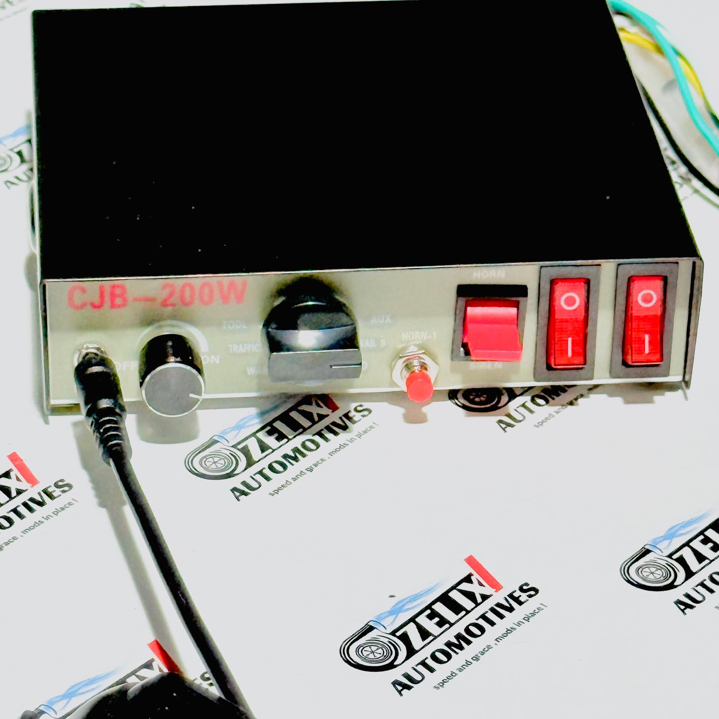 Horn System with Amplifier, Siren & Microphone | Premium Loud Horn