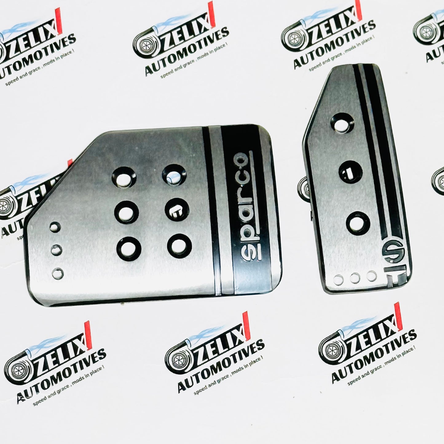 Sparco Pedal Kit for Automatic Cars | Premium Aluminum Racing Set