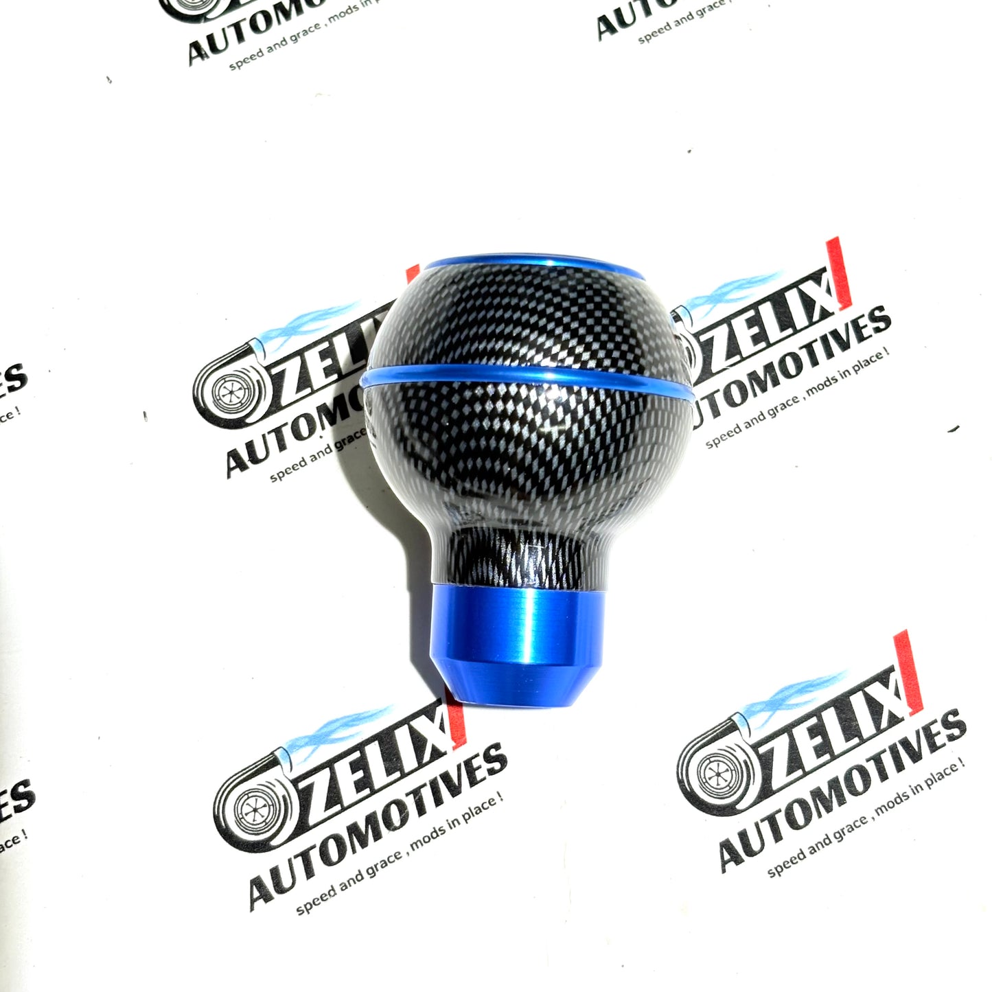 MOMO Round Gear Knob | Carbon Fiber Finish for Manual Cars