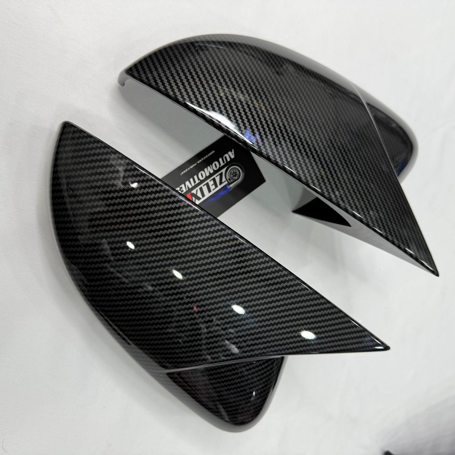 Batman-Style Mirror Covers For Polo, Vento, Ameo And Rapid (Inbuilt Indicator Mirrors Only)