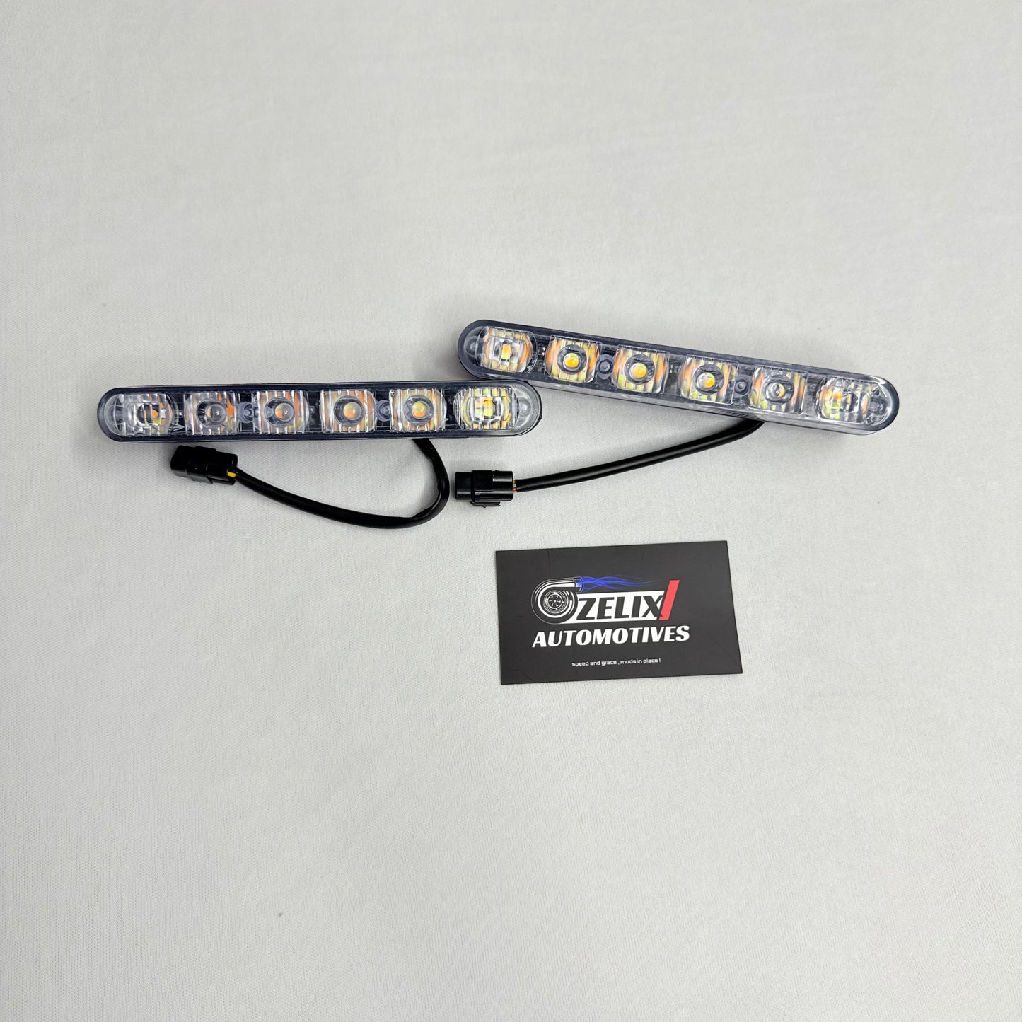Universal 2 Piece LED DRL For Cars | Aftermarket