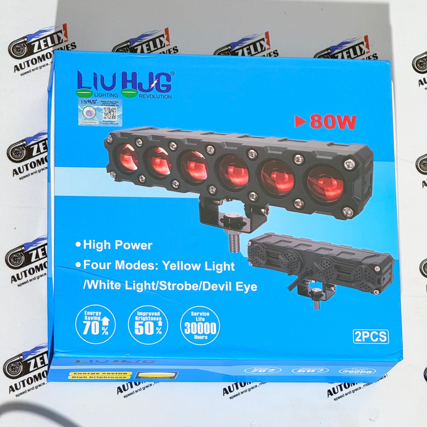 HJG 6 Lens With Devil Eye | Universal Auxiliary LED Light