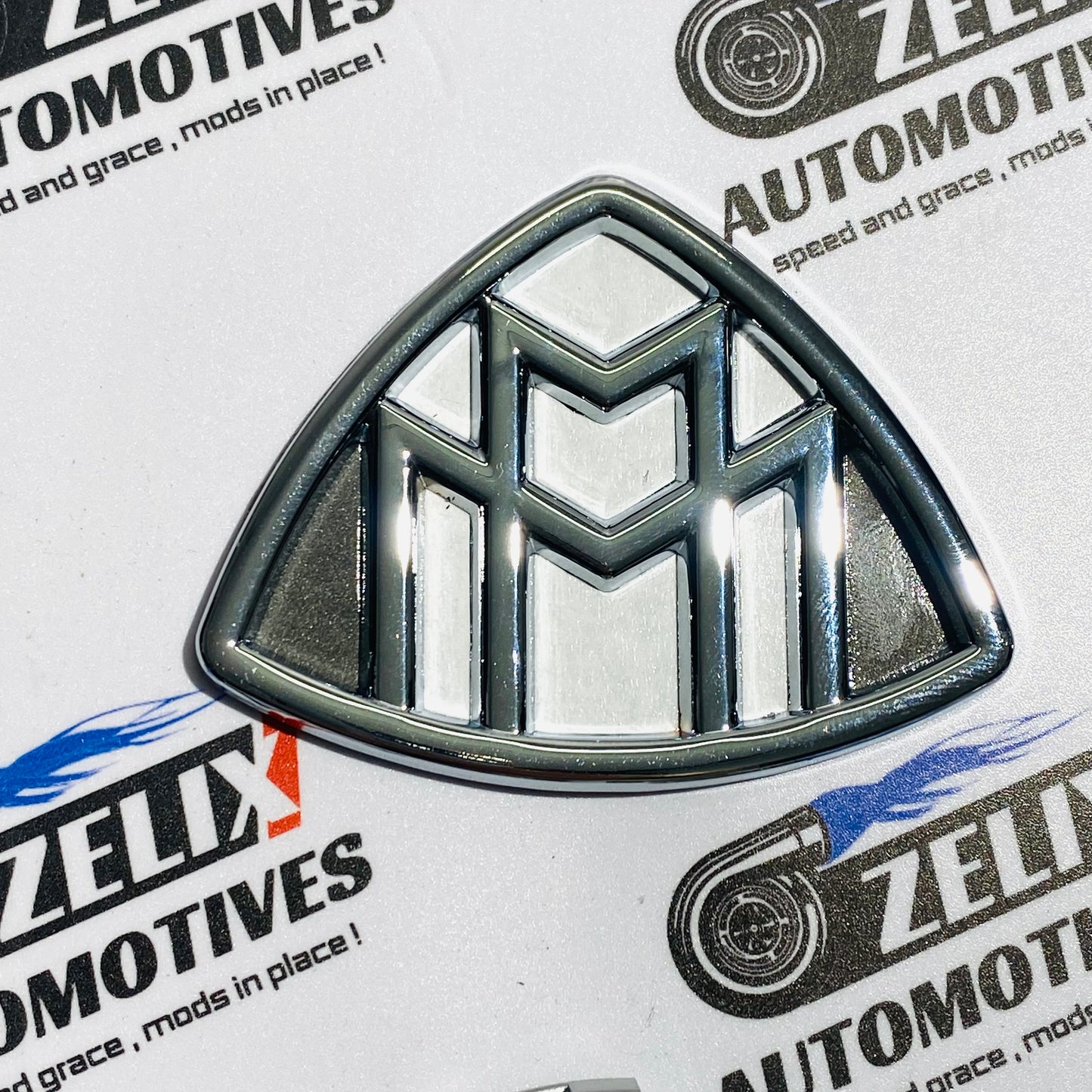 Complete Emblem Kit Compatible With Mercedes-Maybach | Wheel Caps, Hood Logo & Fender Badges