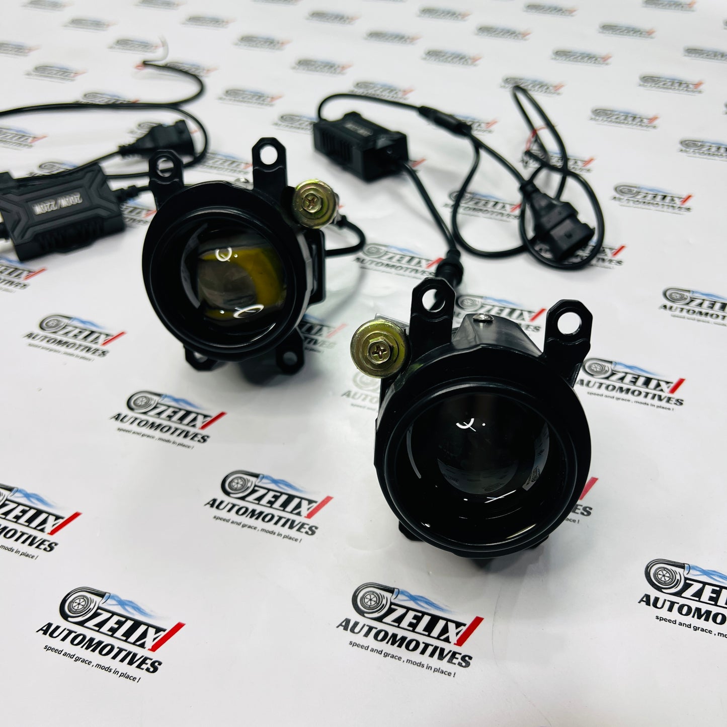 MaxVision Mini LED Fog Lights | Dual Color High Intelligent Lamps