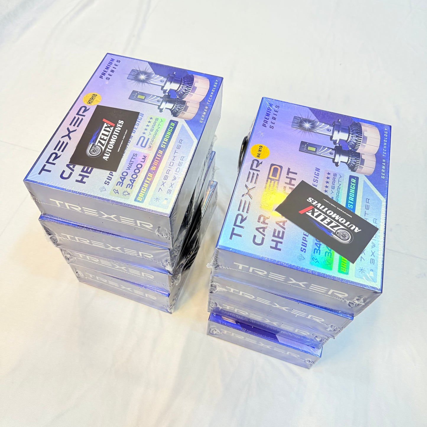 Trexer 340W Ultra-Bright LED Headlight Bulbs | Universal Fit