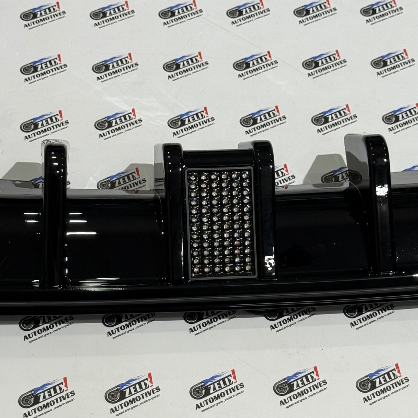 Rear Bumper Diffuser with F1-Style LED Light Compatible BMW E46