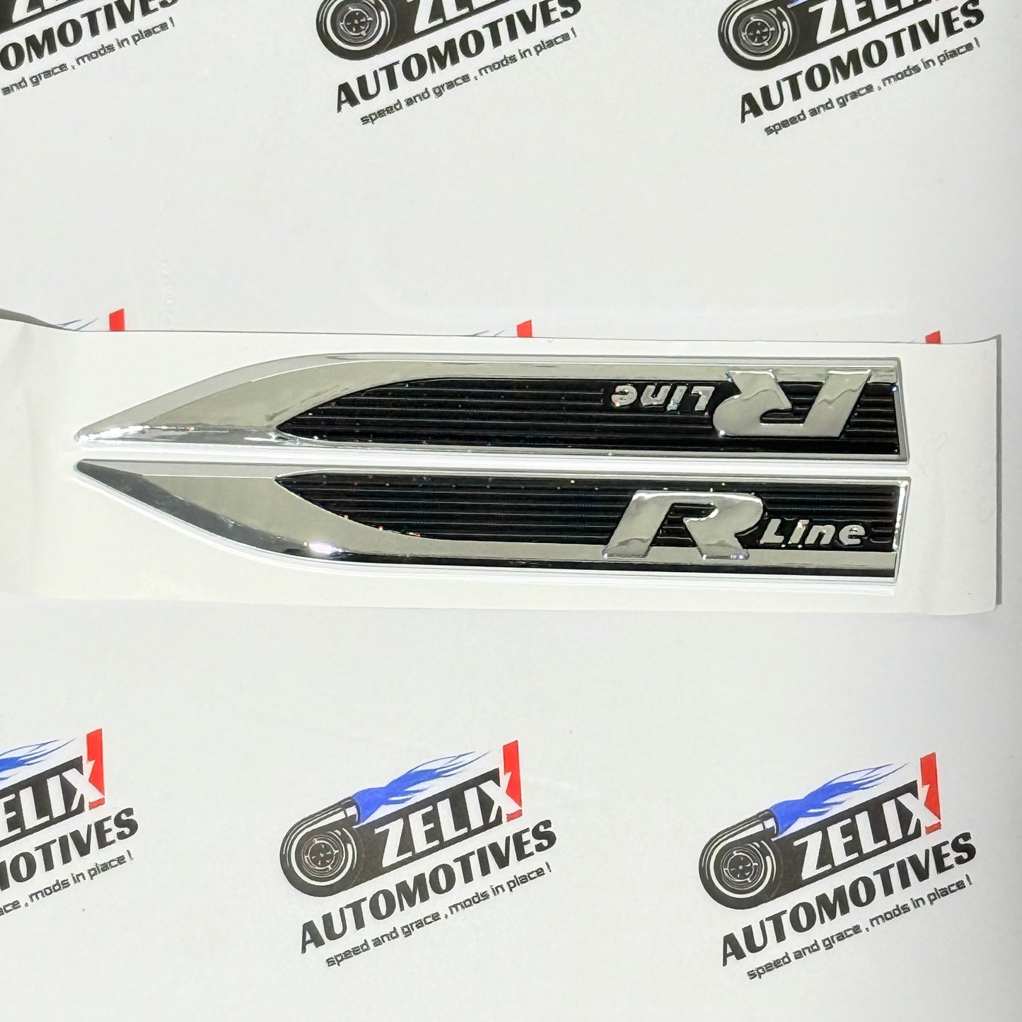 VW POLO R-Line Fender Emblems | Aftermarket OEM-style fit and finish in Multiple Colour Options