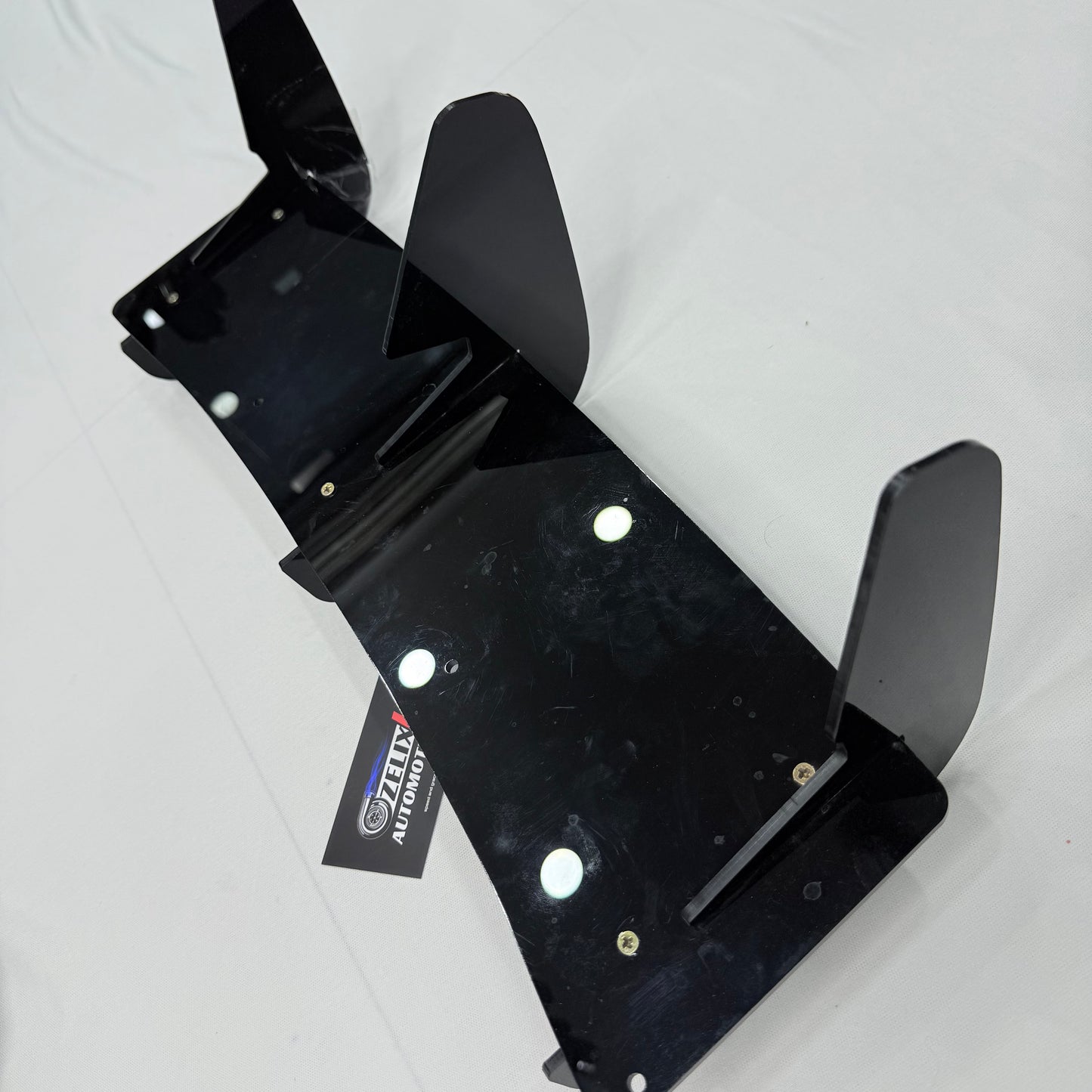 VW Polo 3-Fin Rear Diffuser – Type 3 Fitment | Gloss Black ABS Aftermarket Upgrade