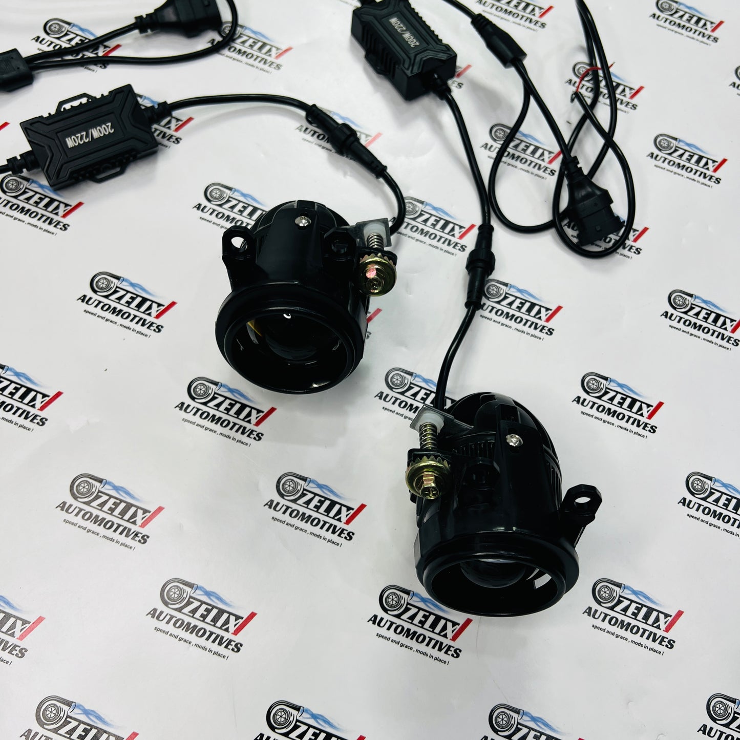 MaxVision Mini LED Fog Lights | Dual Color High Intelligent Lamps