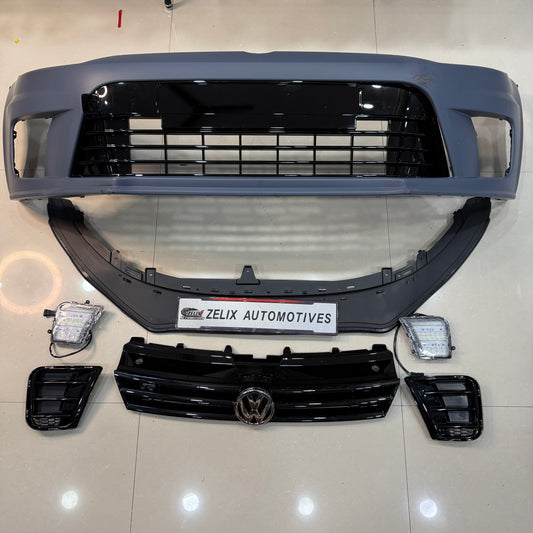 Polo And Vento WRC Front Bumper Kit With DRLs | Aftermarket