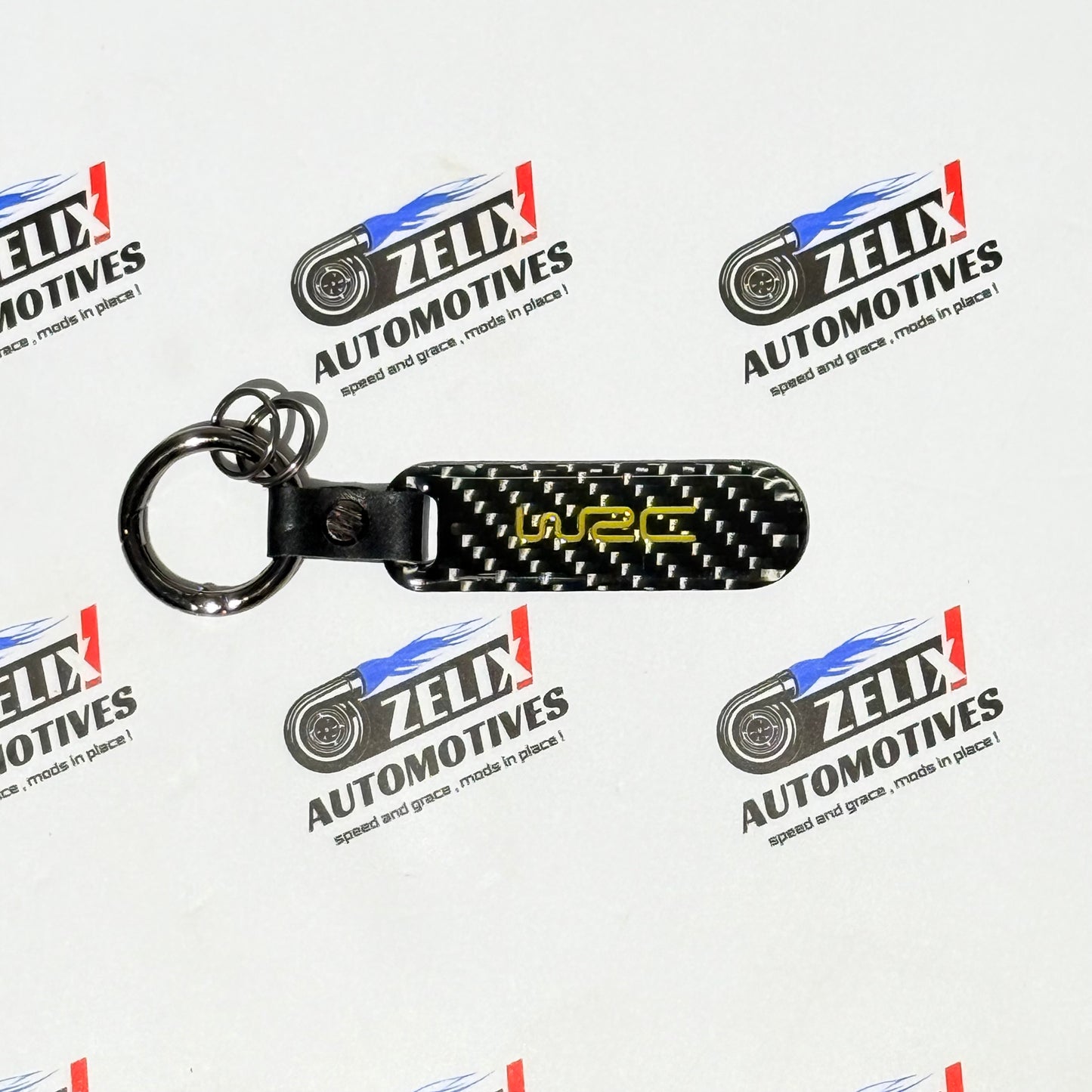 Volkswagen Carbon Finish Keychains | Premium Sport Design