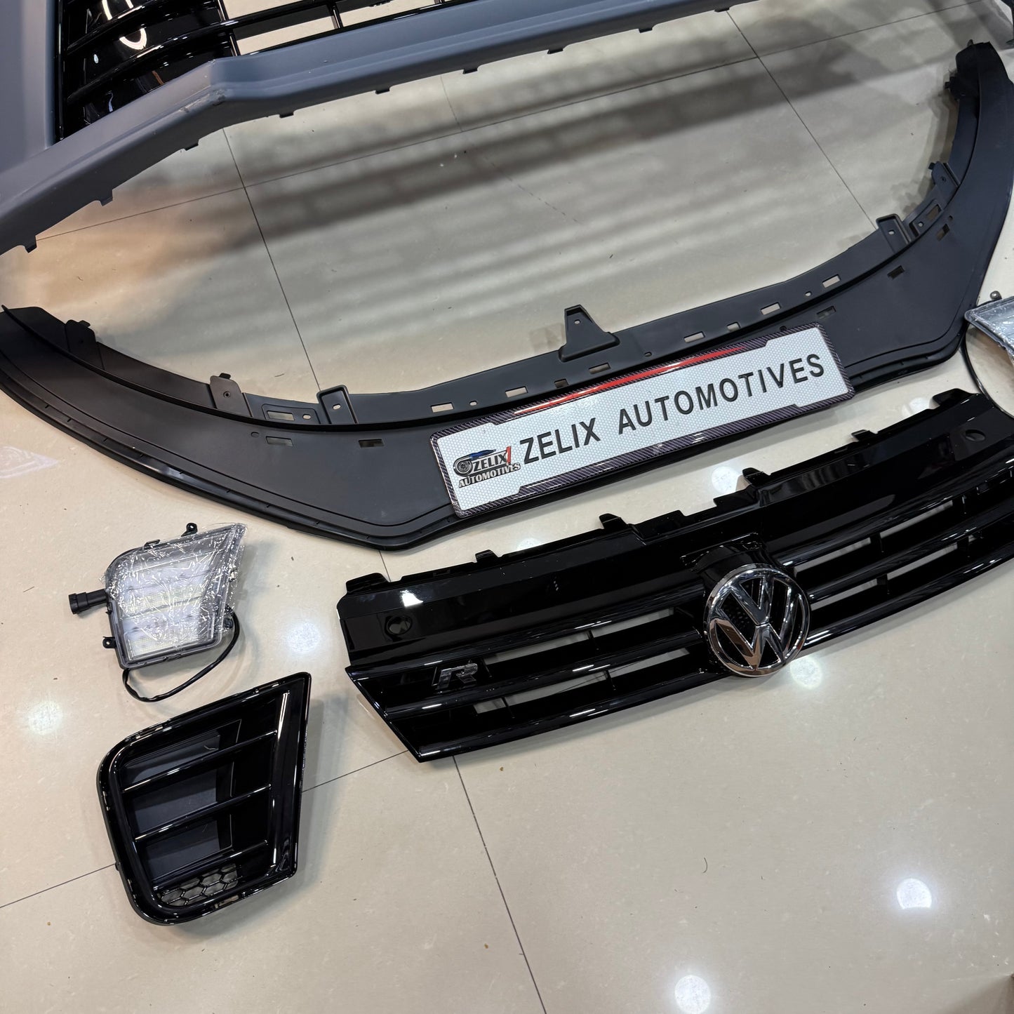 Polo And Vento WRC Front Bumper Kit With DRLs | Aftermarket