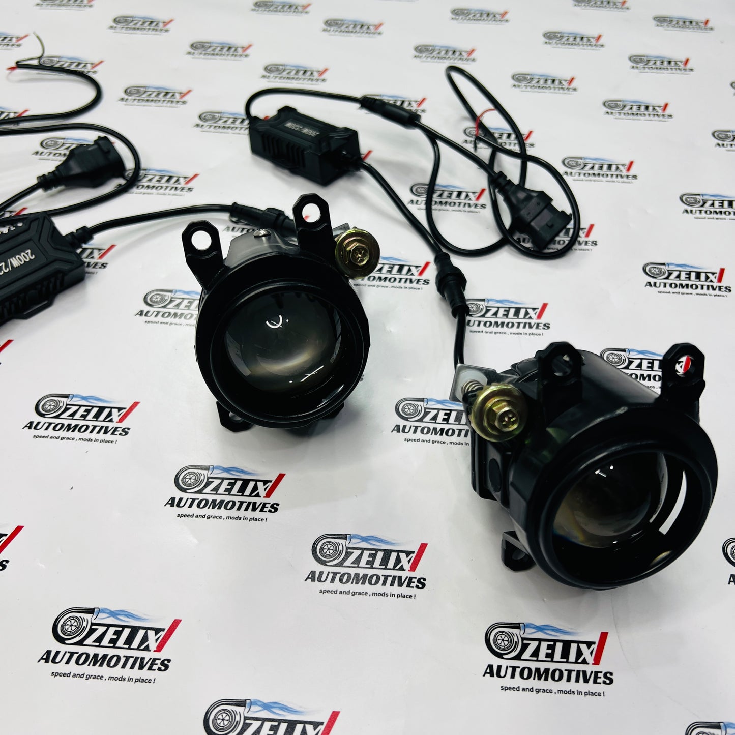 MaxVision Mini LED Fog Lights | Dual Color High Intelligent Lamps