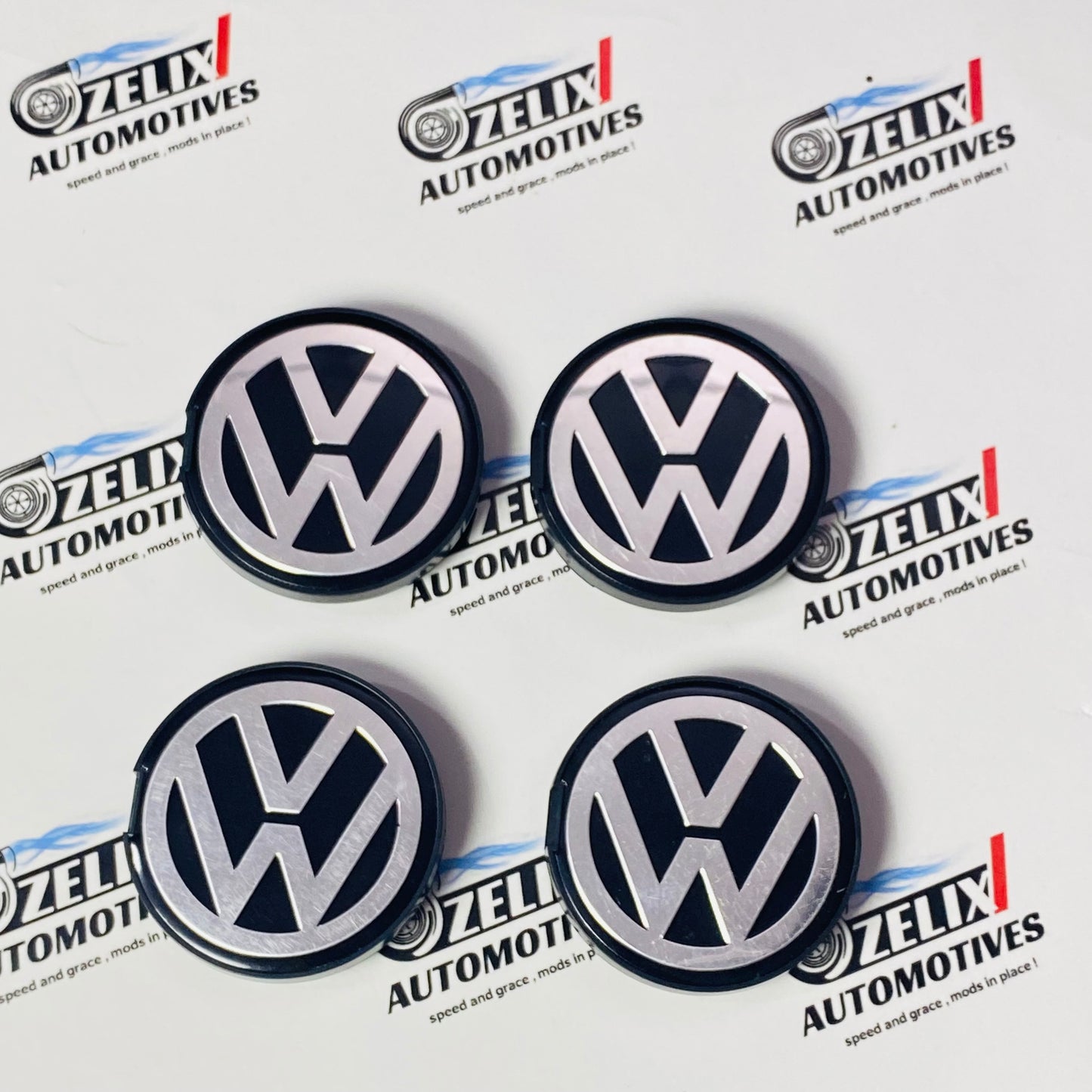 Volkswagen Polo Cross Wheel Center Caps – Premium Set of 4