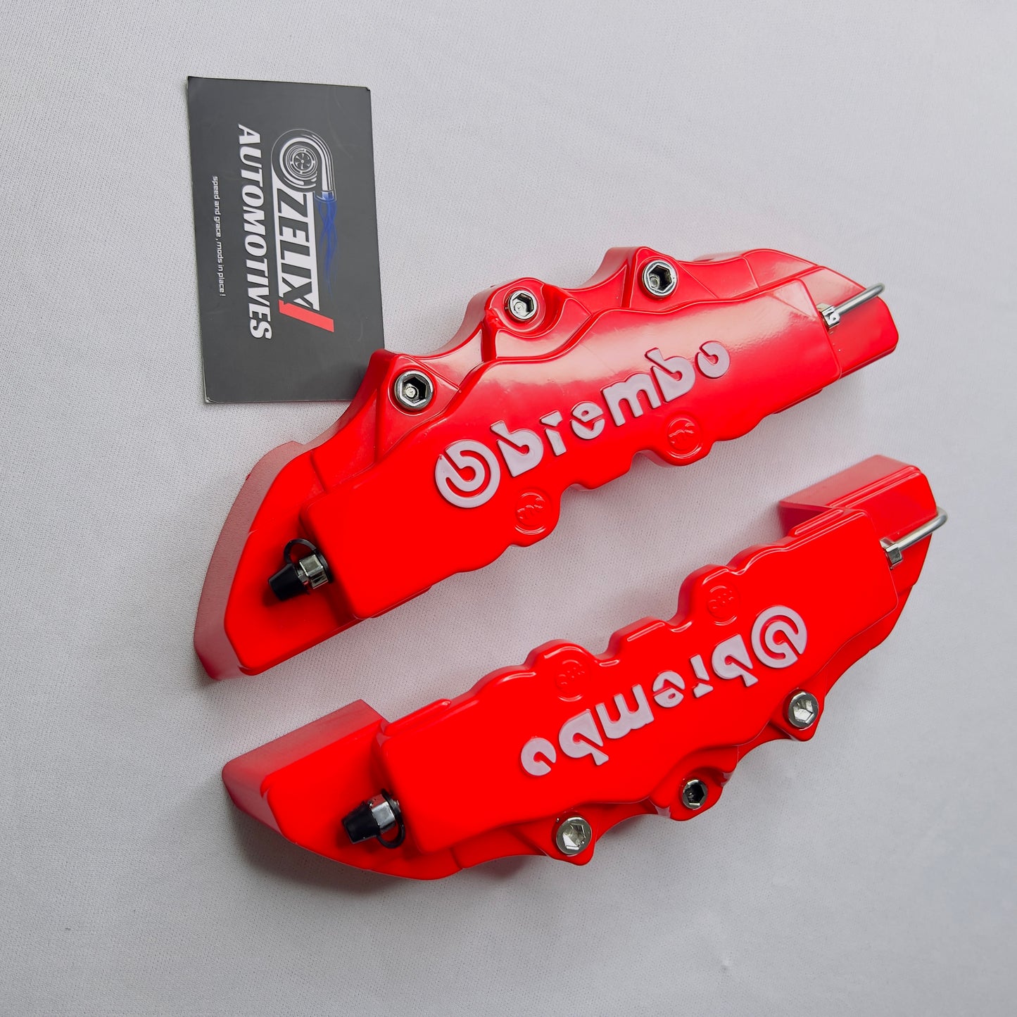 Brembo ABS Red Caliper Metal Brake Caliper Protector Cover