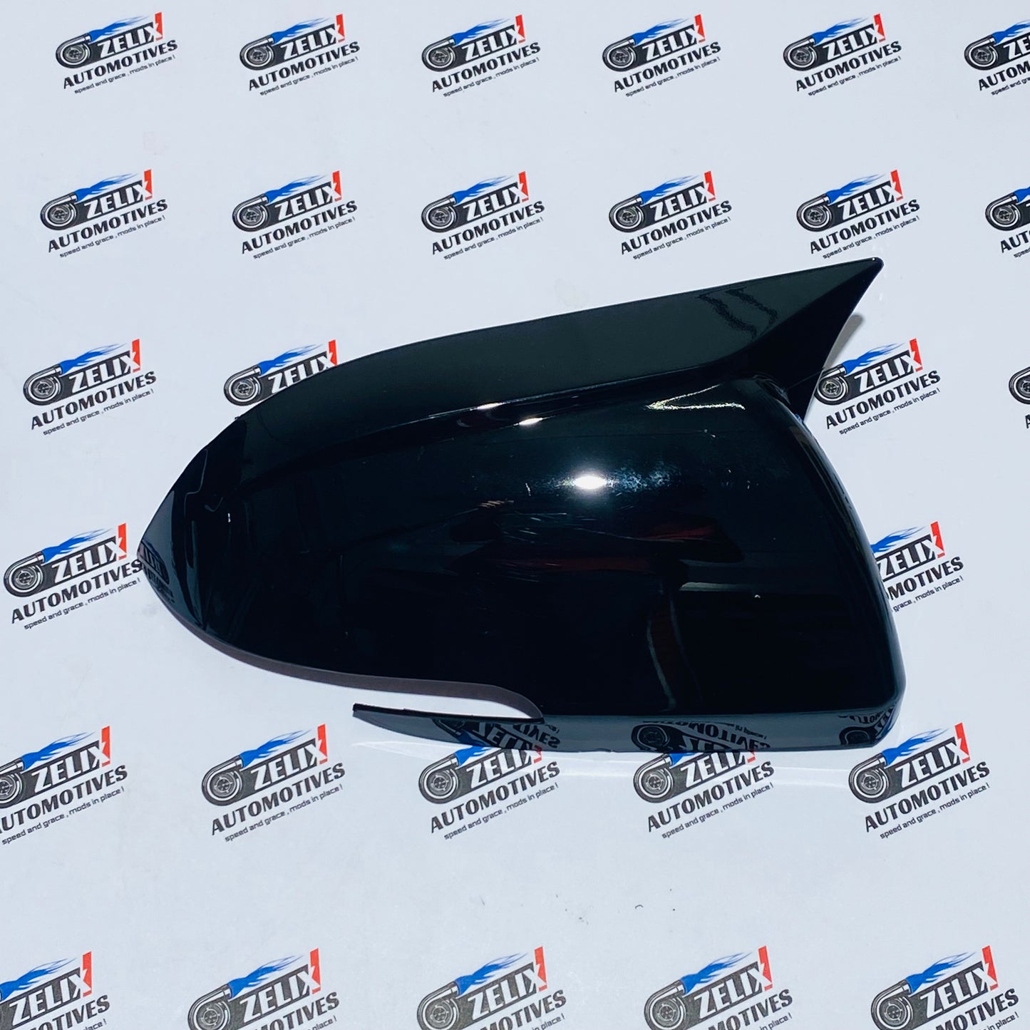 Kia Seltos Batman Style Mirror Covers | Premium ABS Gloss Black (Fits 2019+ Models)