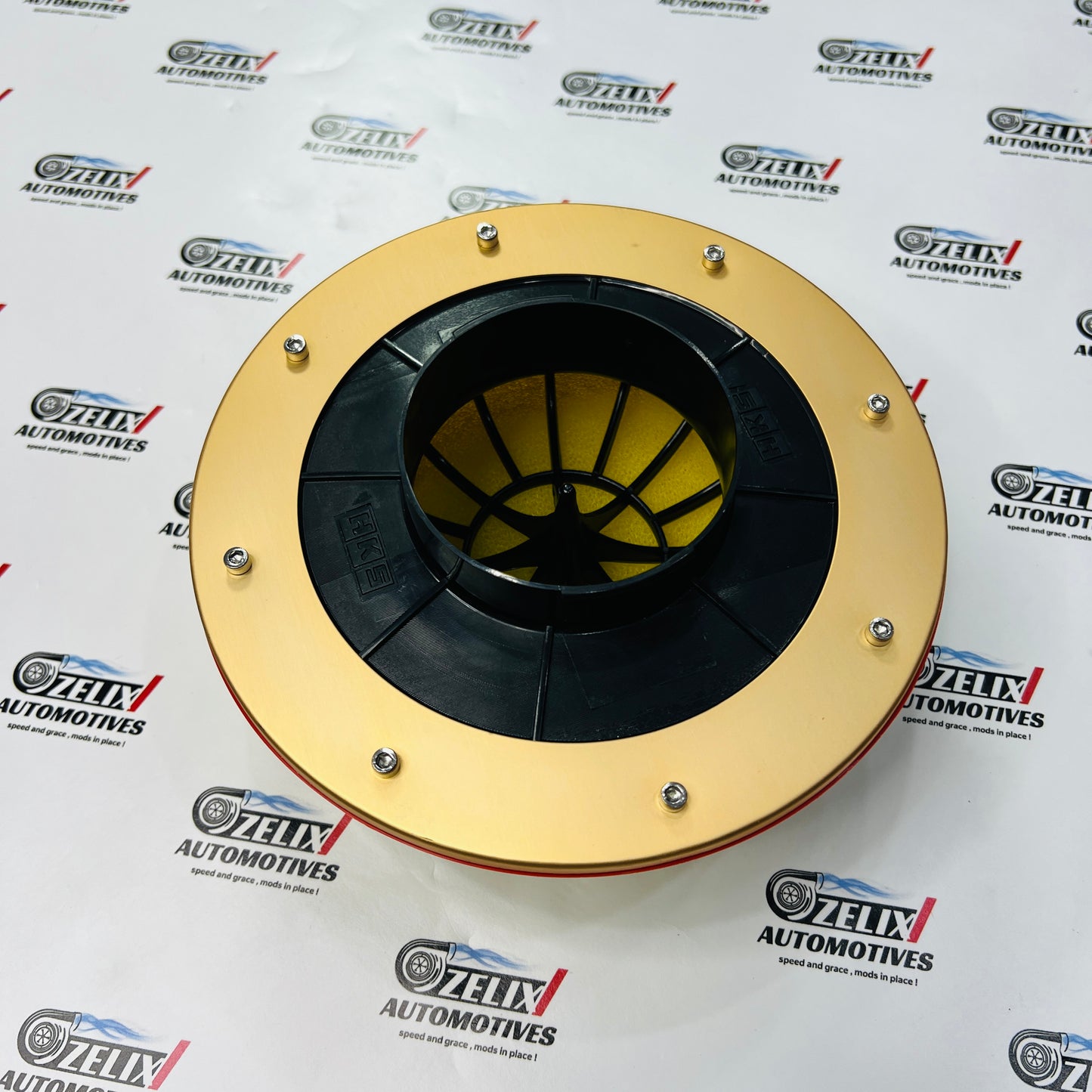 Mushroom Air Filter Yellow | Universal Aftermarket Air Intake Filter