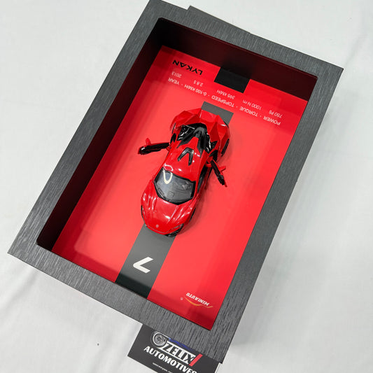 3D Car Frame Wall Art