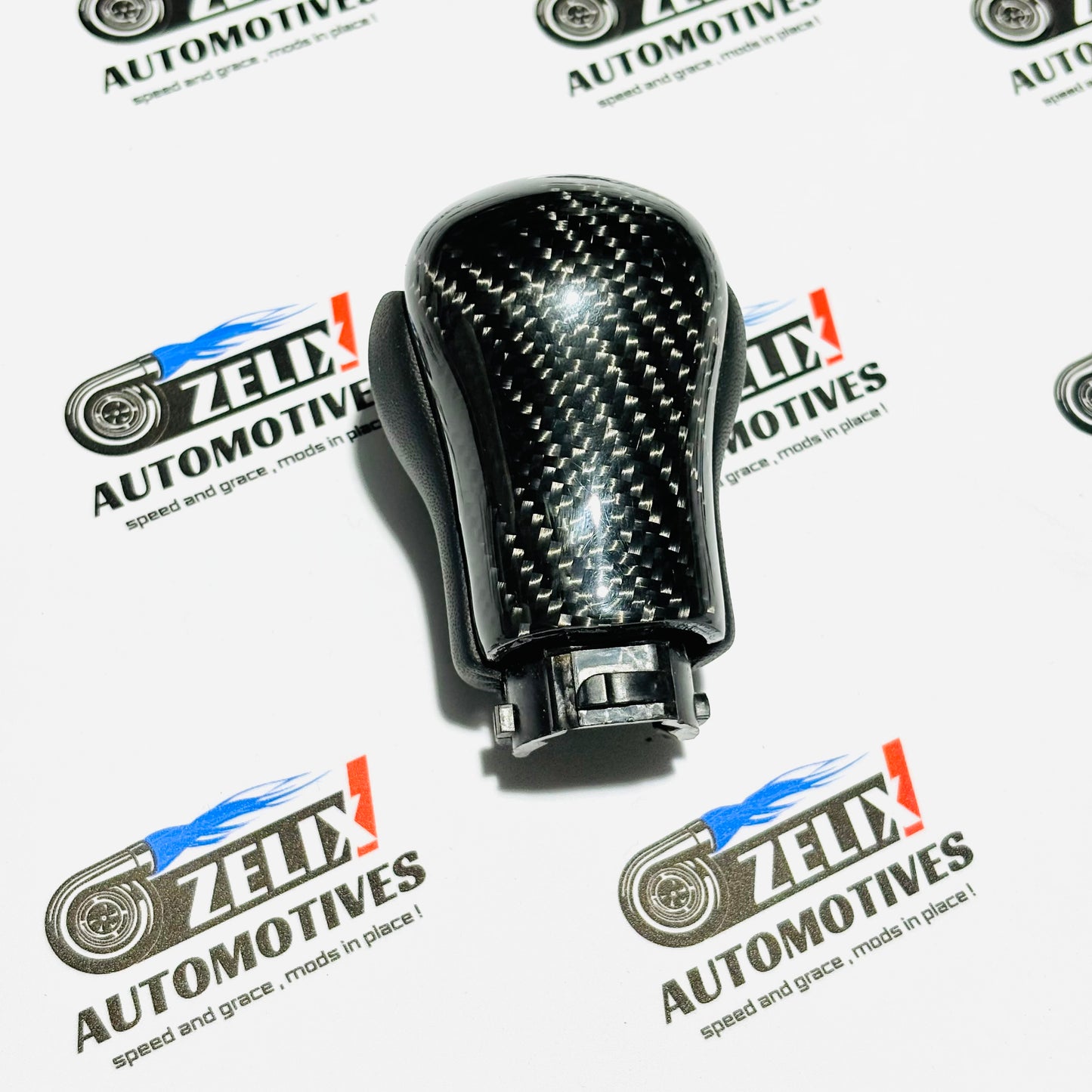 GR-Sports Gear Knob for Toyota Fortuner and Hilux | Original-Carbon Fiber Finish