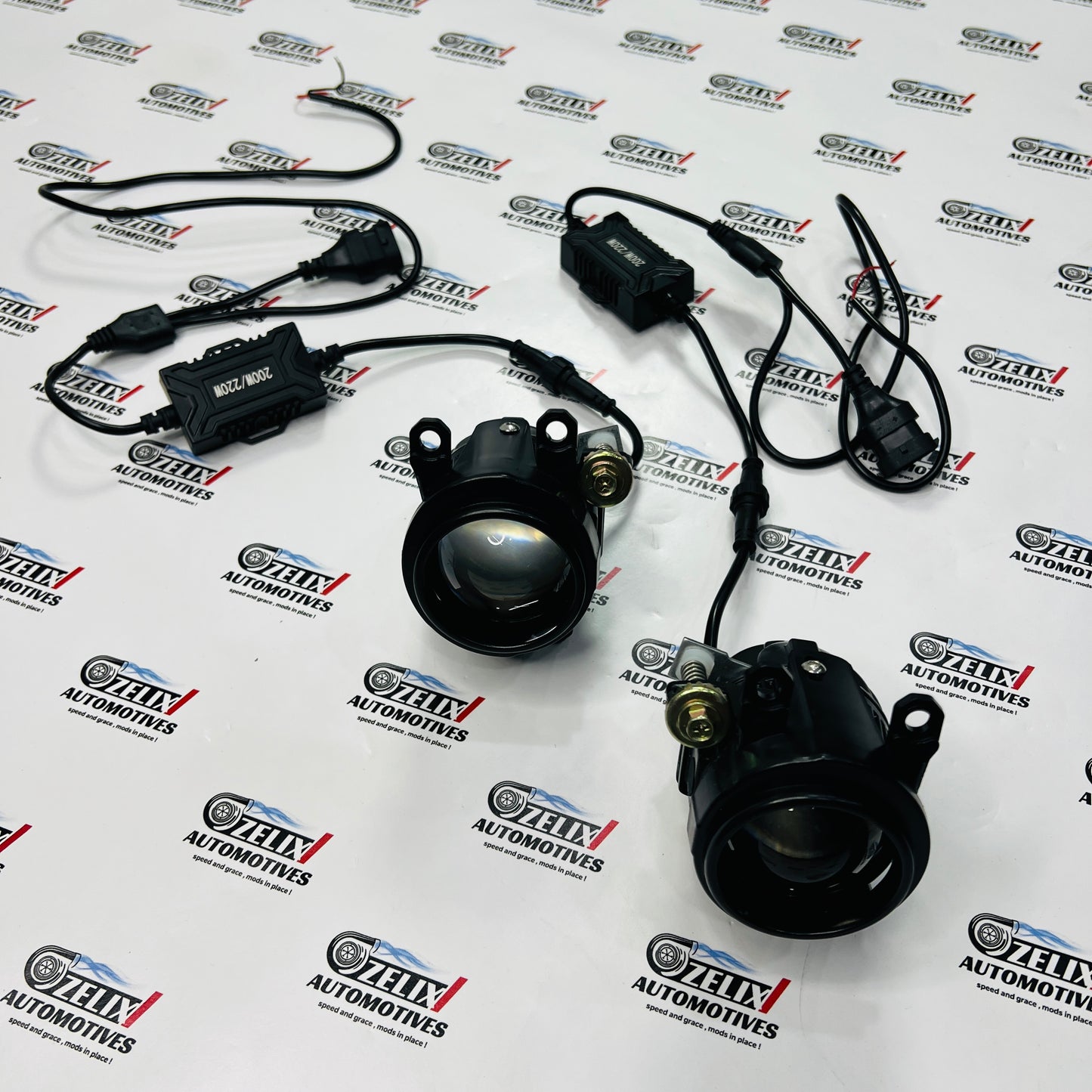 MaxVision Mini LED Fog Lights | Dual Color High Intelligent Lamps