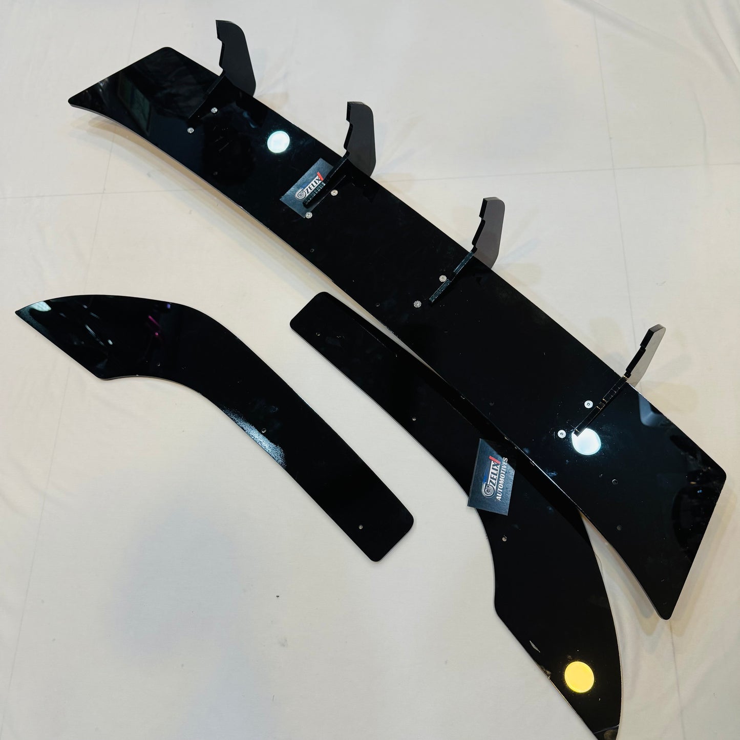 Virtus And Slavia 4-Fin Rear Bumper Diffuser | Aftermarket ABS