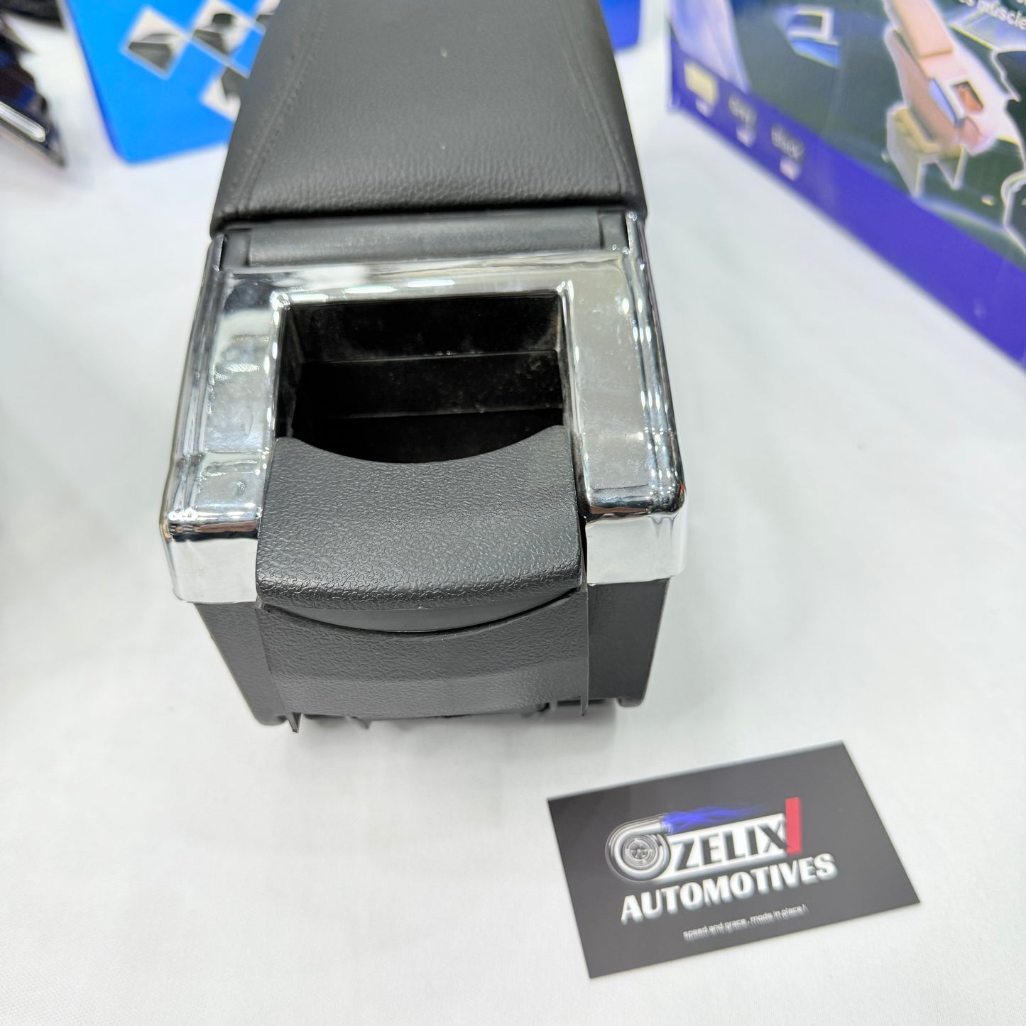 Universal Adjustable Car Armrest Console – Aftermarket Center Storage Box