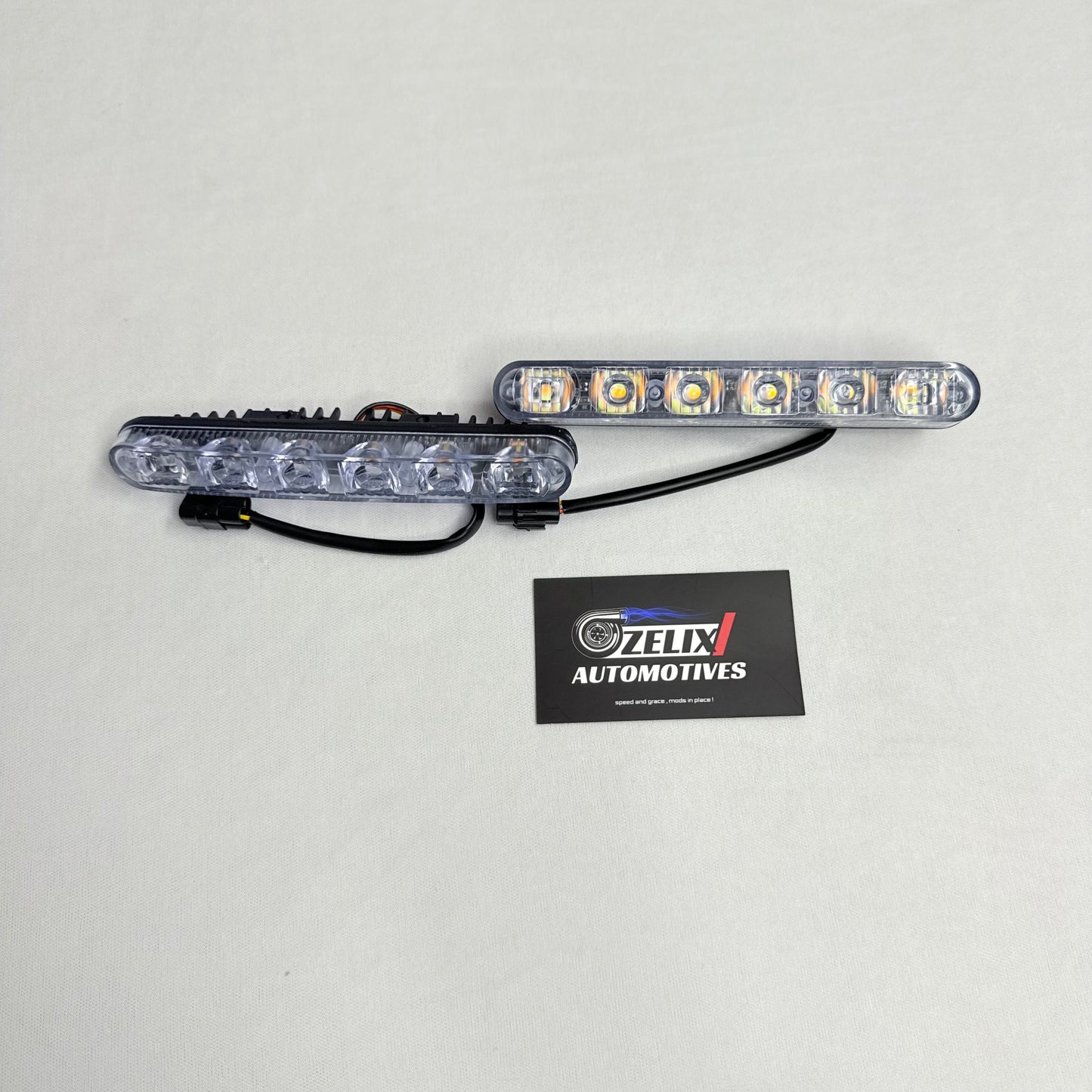 Universal 2 Piece LED DRL For Cars | Aftermarket