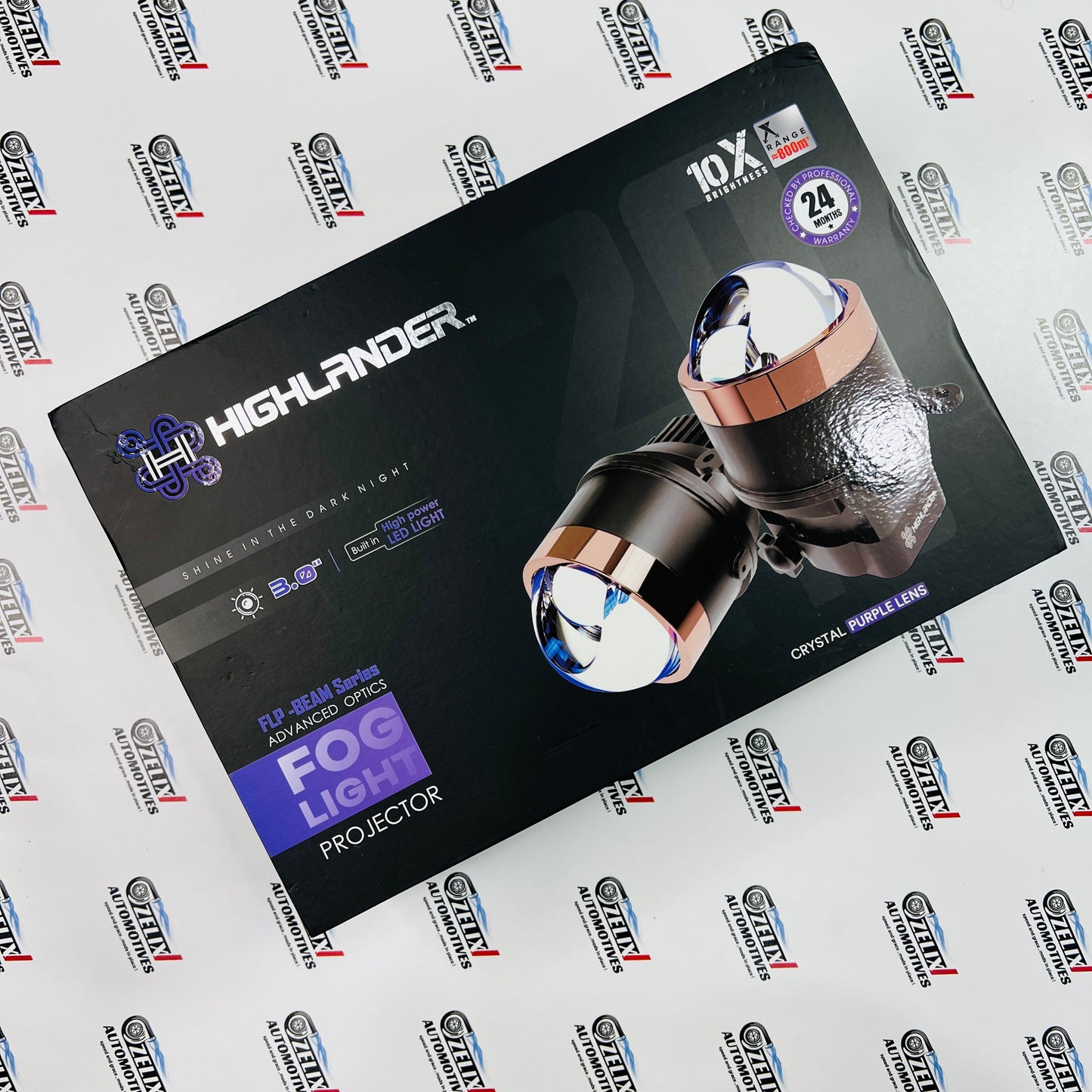 Highlander FLP-BEAM 3-Inch LED Projector Fog Light | Universal Aftermarket