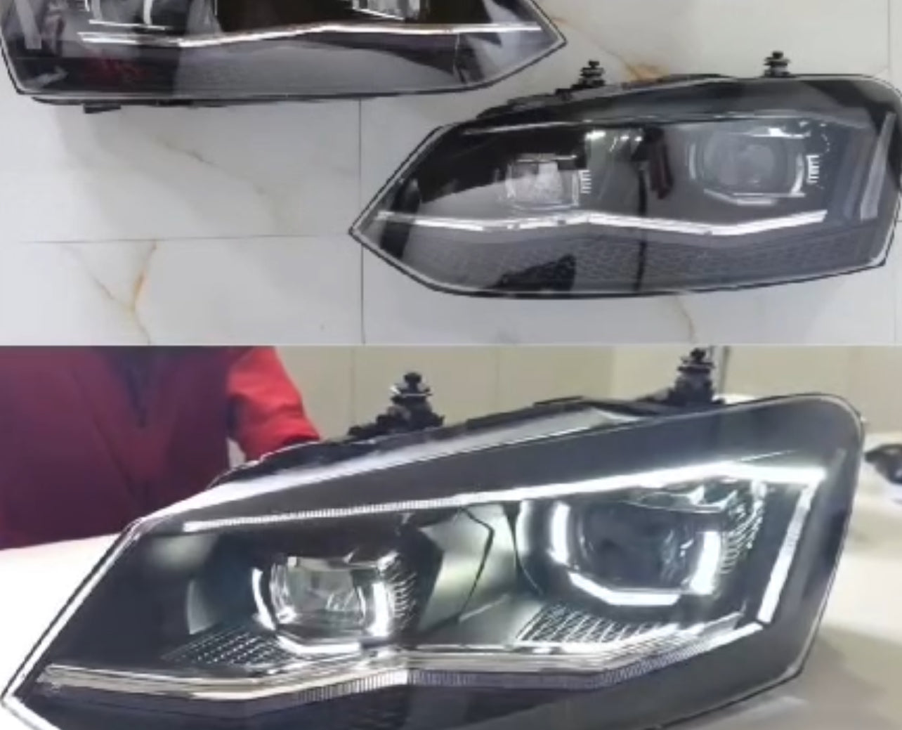 Polo And Vento Angel Eye Head Lights | Aftermarket
