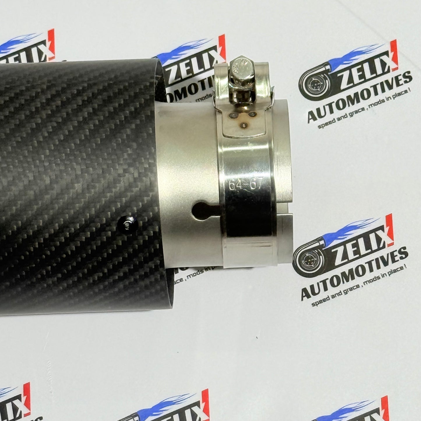 Universal Matte Carbon Single Exhaust Tip | Performance Upgrade