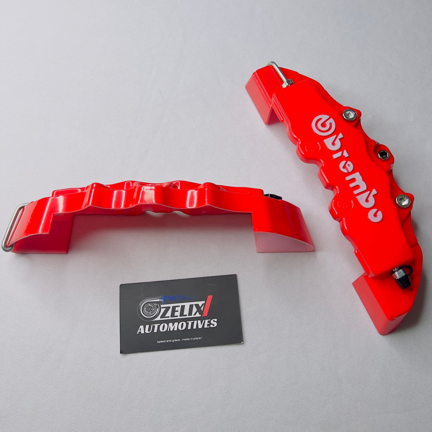 Brembo ABS Red Caliper Metal Brake Caliper Protector Cover