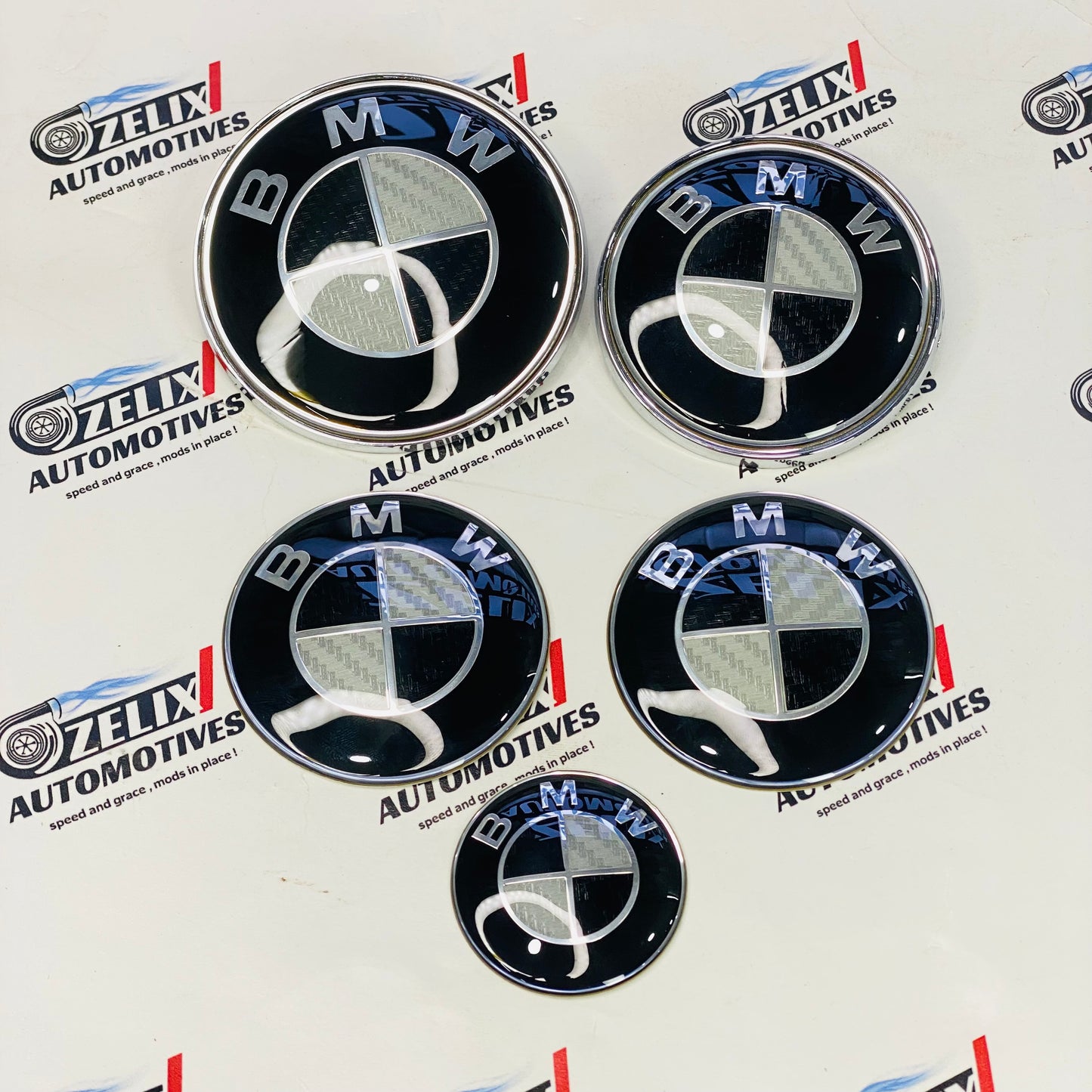 BMW Emblems | Set of 7 Replacement Logos