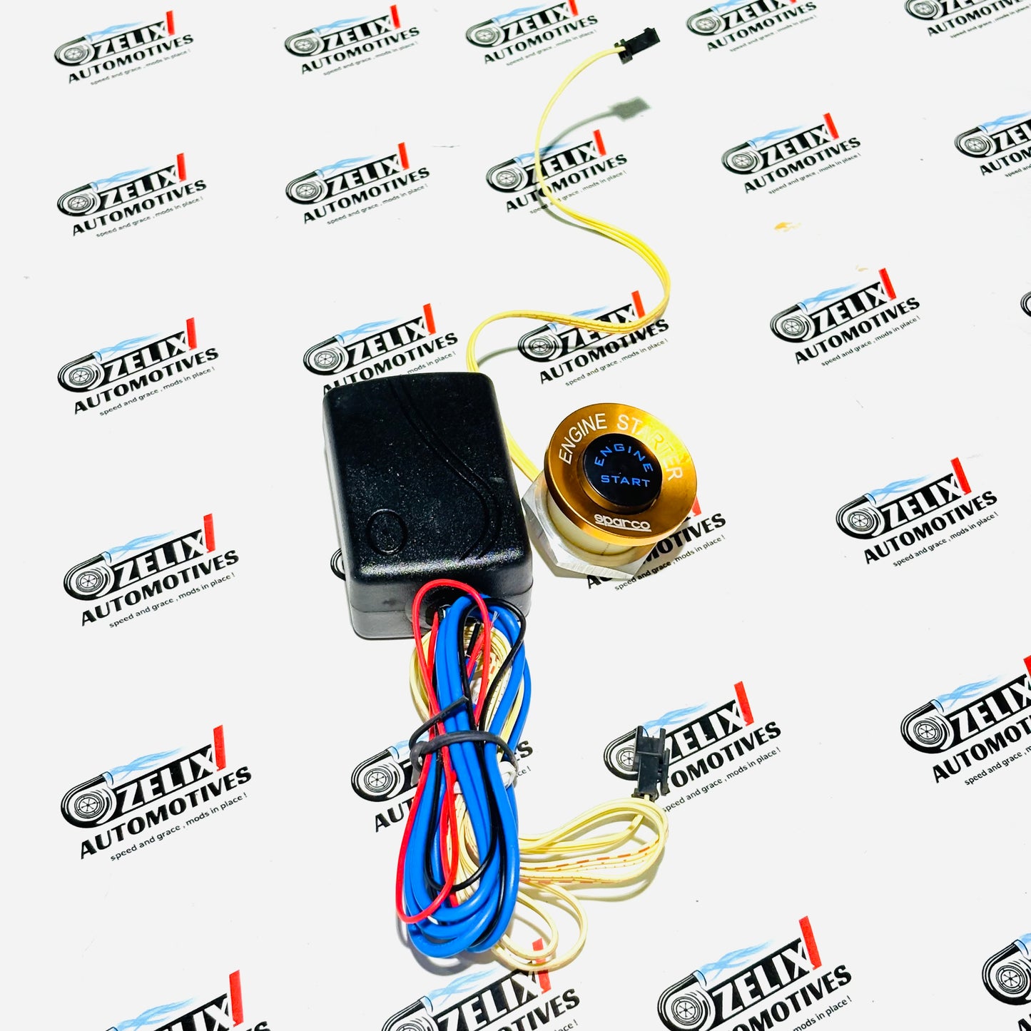 Sparco Engine Start Button | Sporty Finish with Colours Options