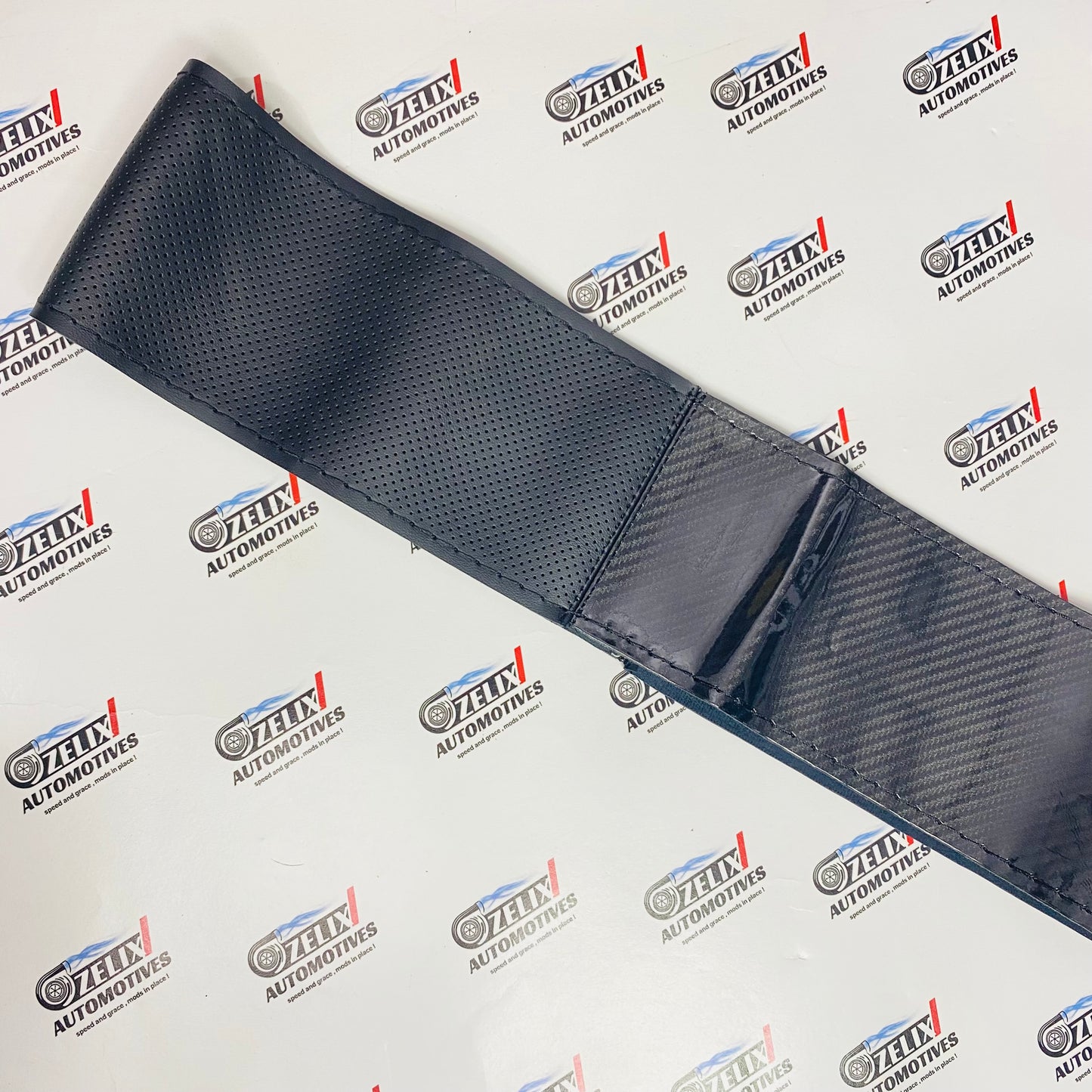 Carbon Fiber Steering Wheel Cover | Universal and Anti-Slip Car Accessory