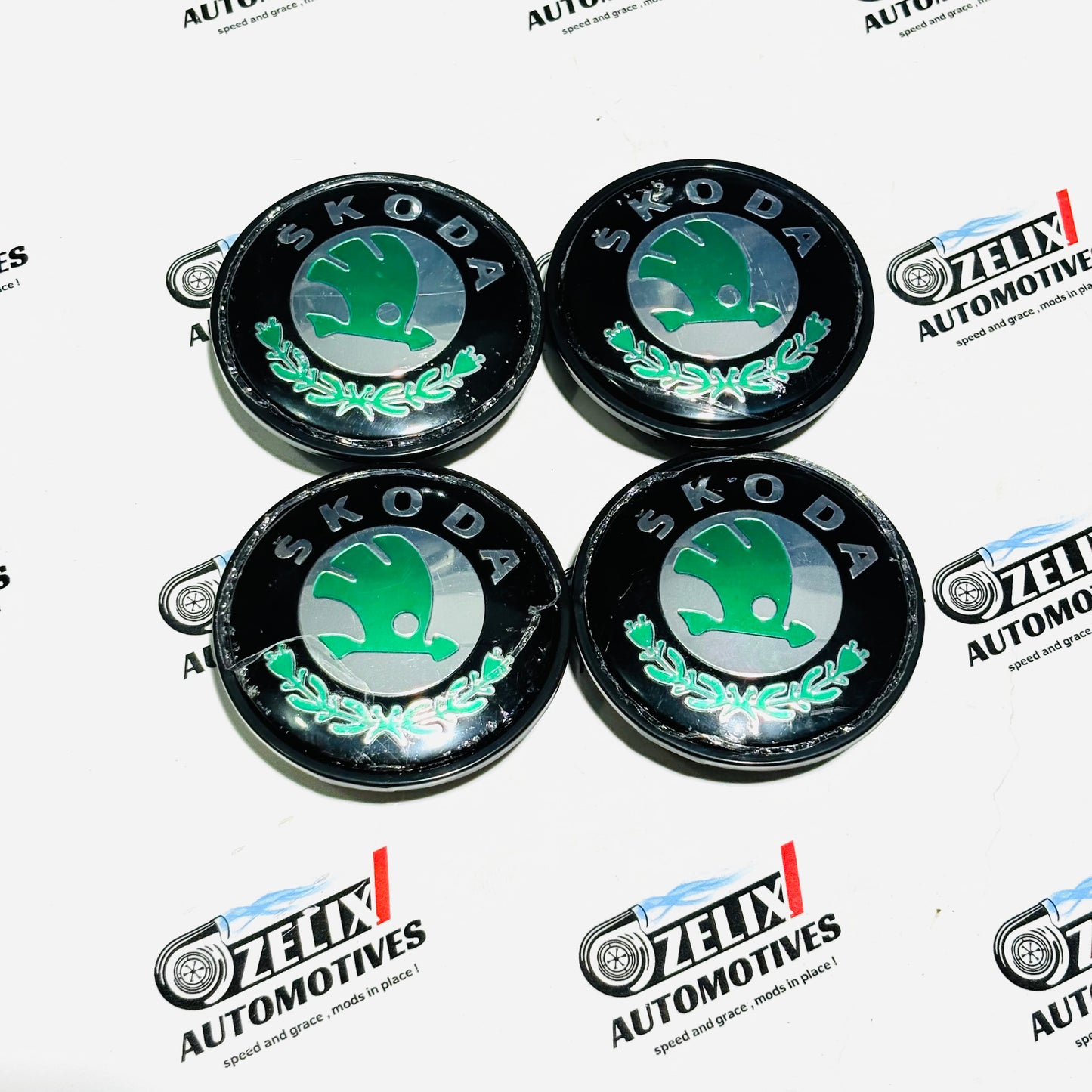 Skoda Wheel Caps | Premium Replacement Set of 4 (2 Size Options)