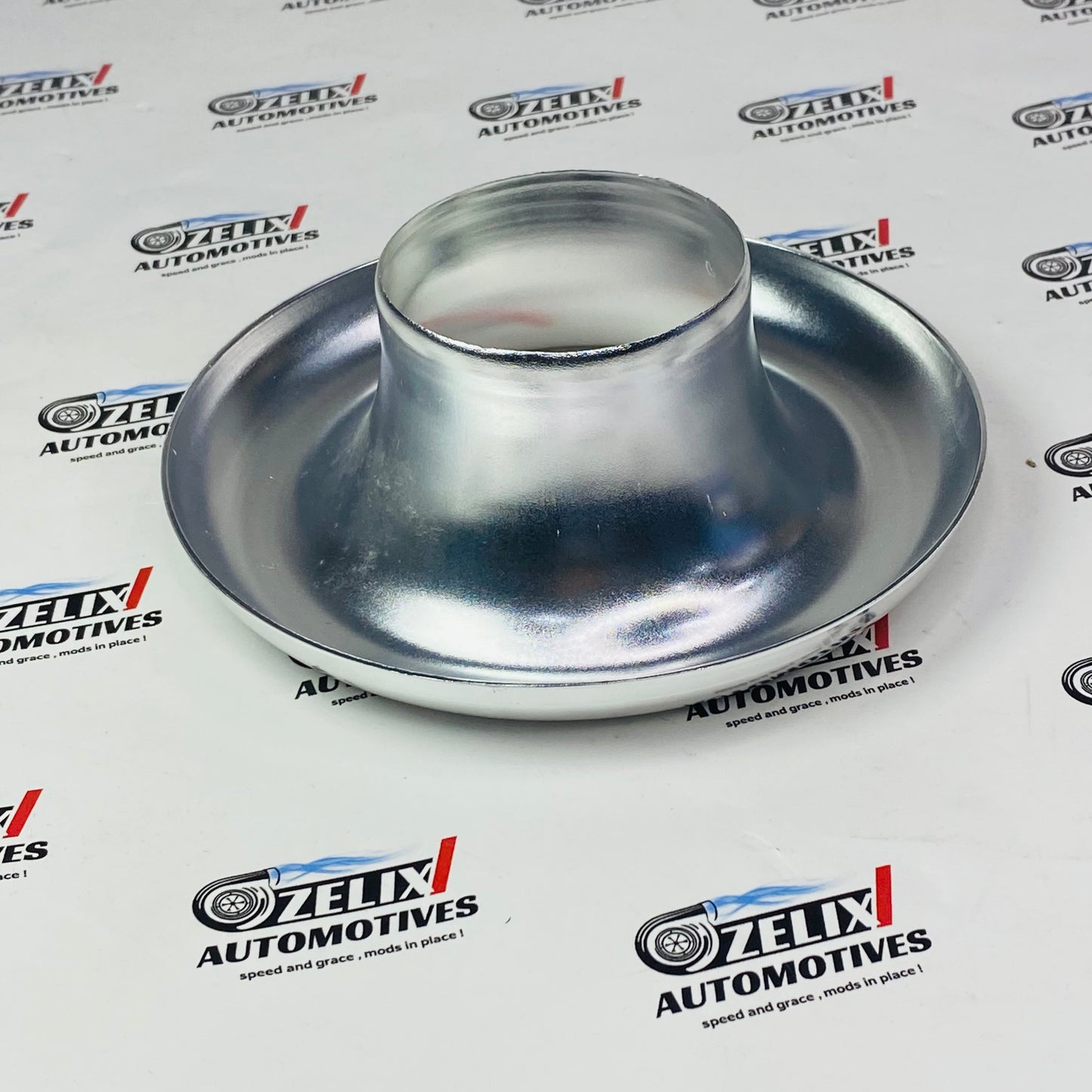 High performance turbo cold air intake compressor kit in silver